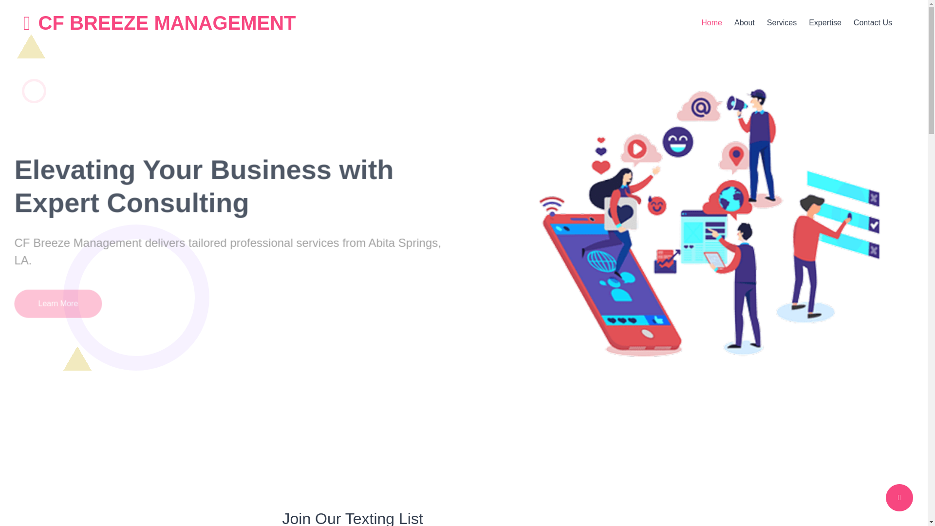 website screenshot of https://cfbreezemanagement.pages.dev/