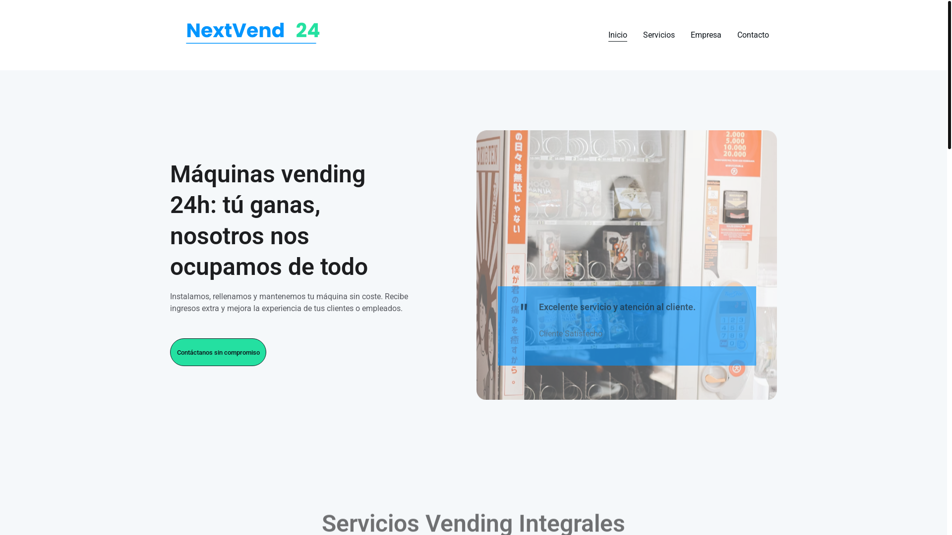 website screenshot of https://nextvend24.com/