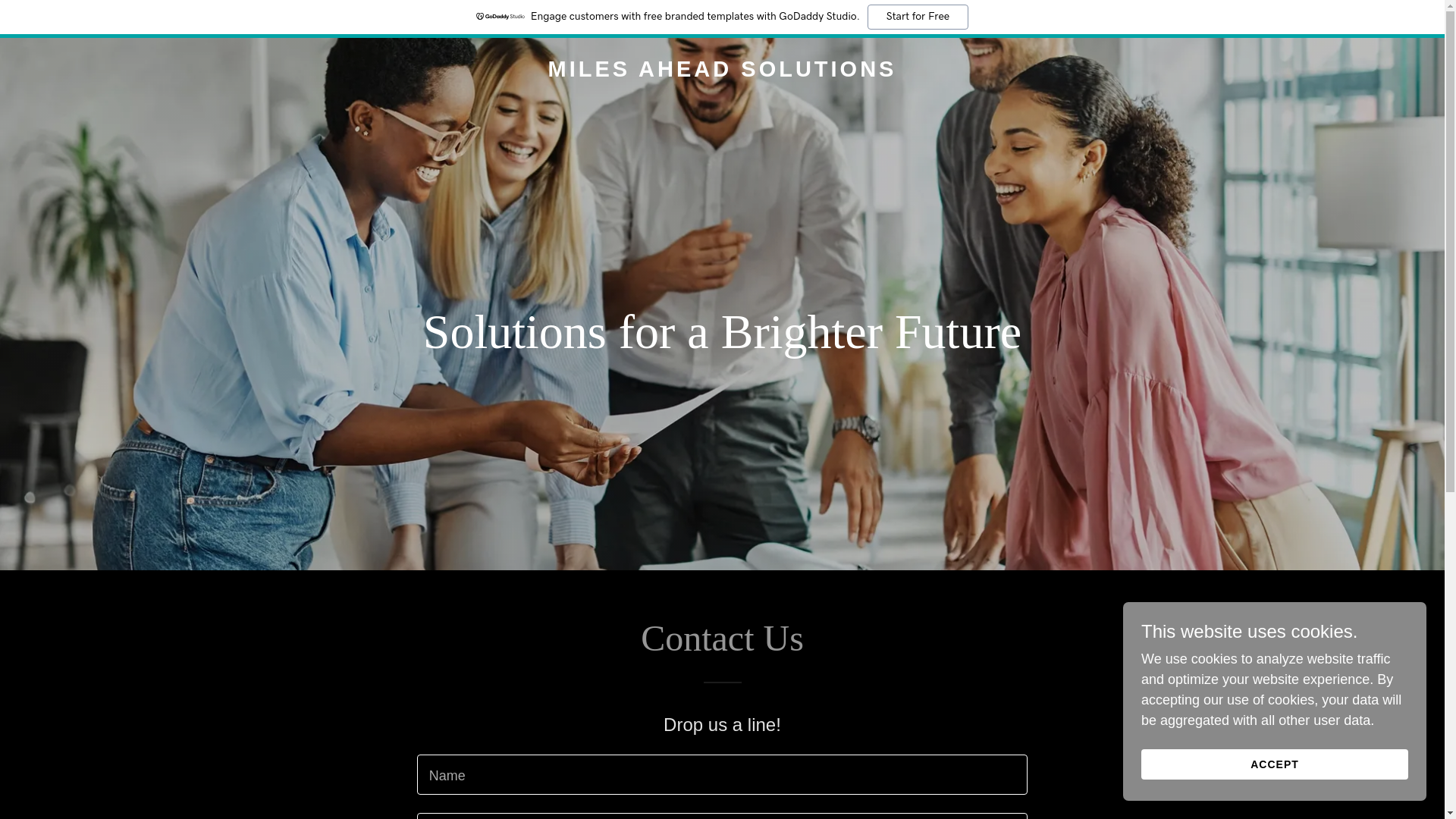 website screenshot of https://milesaheadpro.com/