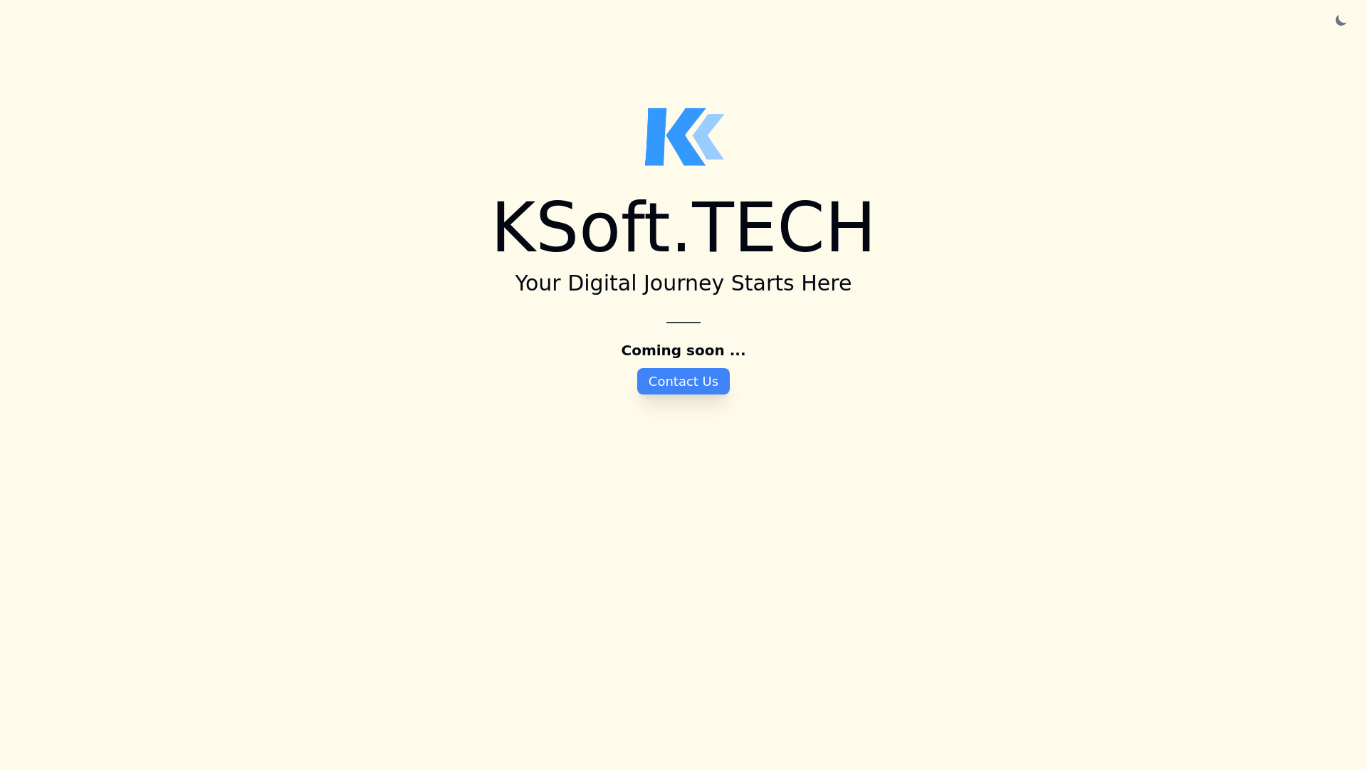 website screenshot of https://ksoft-landing.pages.dev/