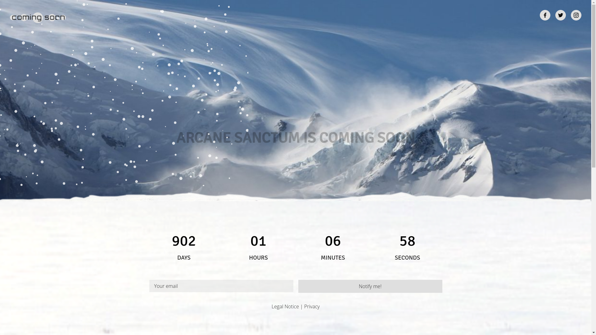 website screenshot of https://arcanesanctum.com.sg/