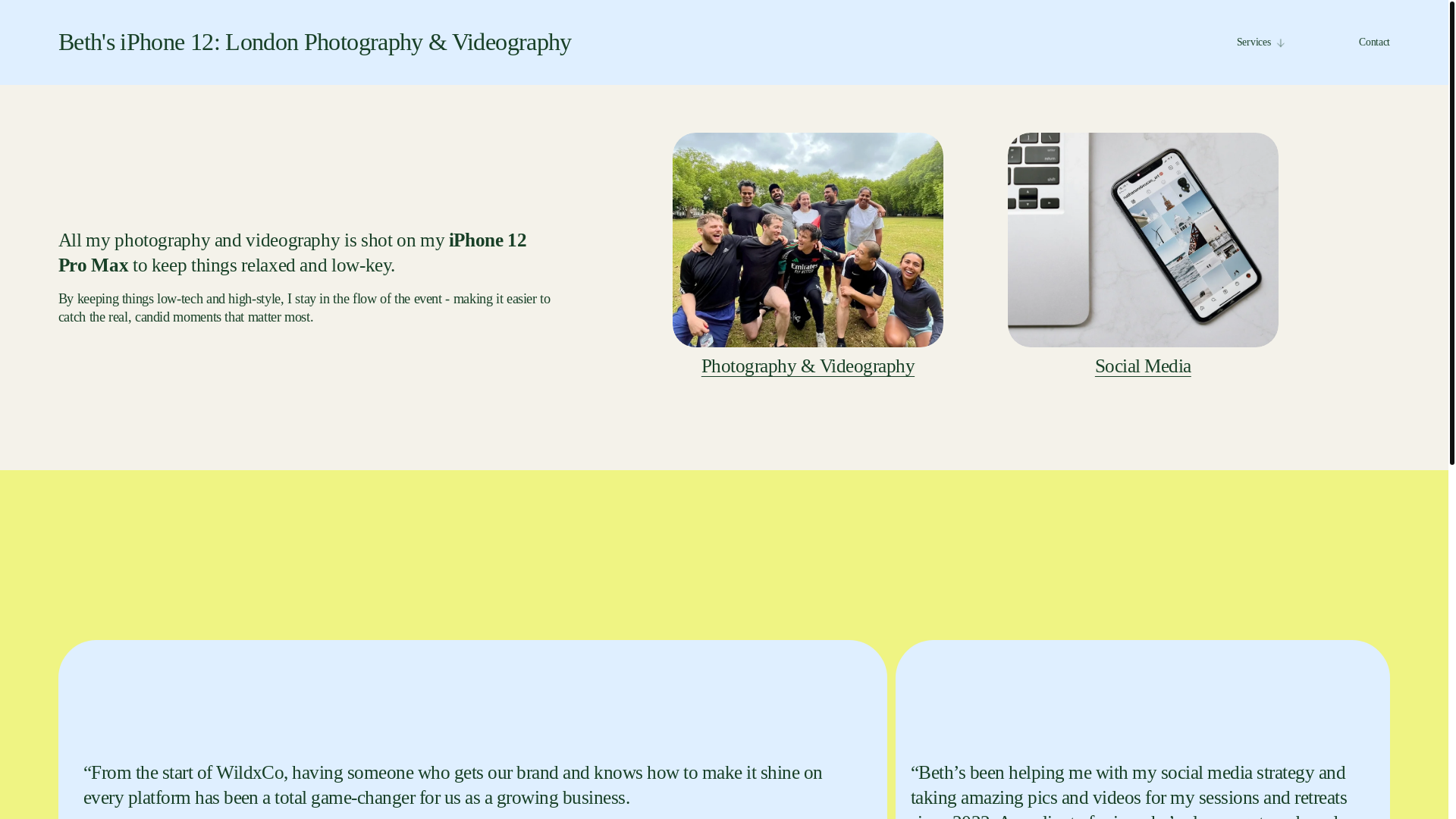 website screenshot of https://bethsiphonelondon.com/