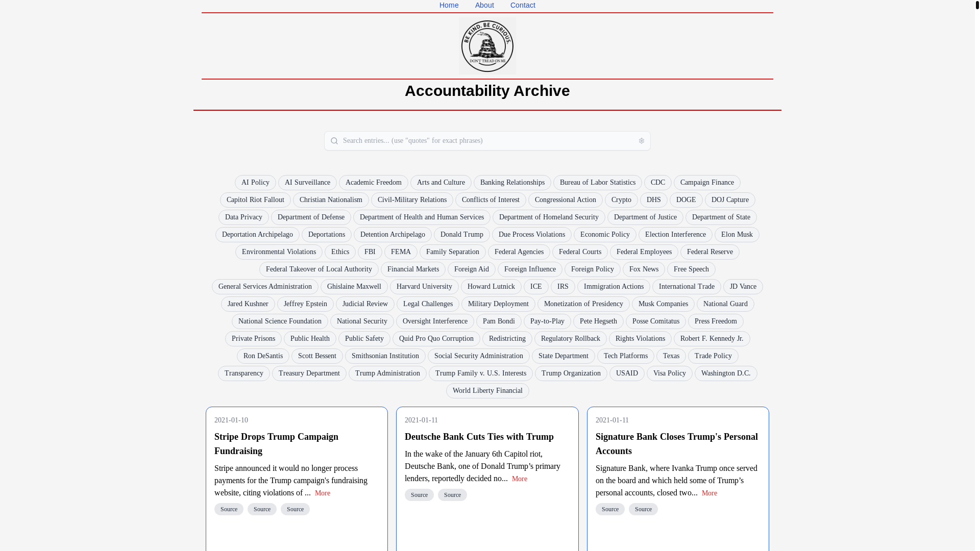 website screenshot of https://accountability-frontend.pages.dev/