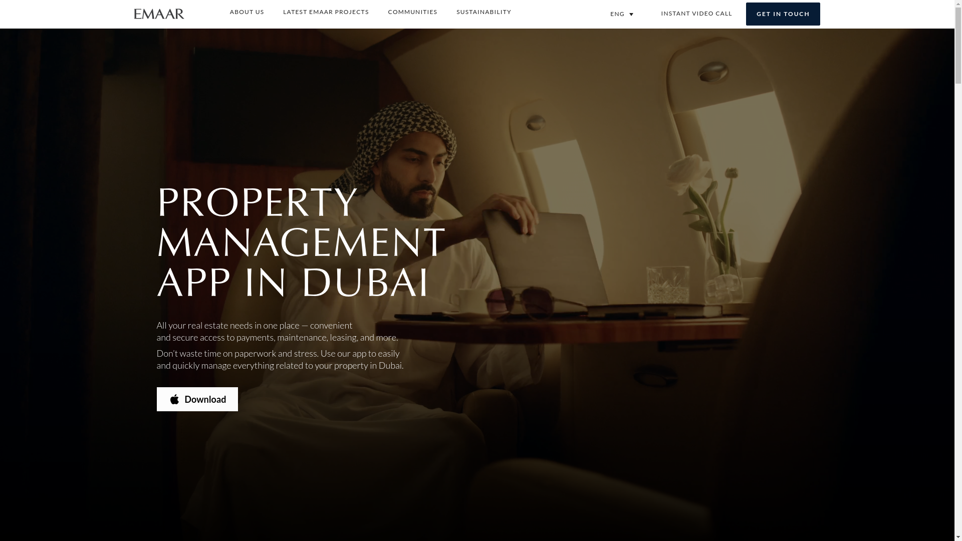 website screenshot of https://emaar-one.com/