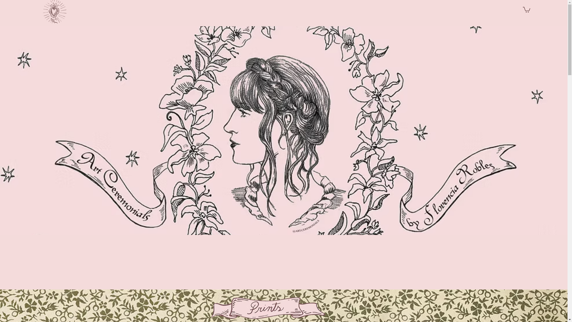 website screenshot of https://artceremonials.com/