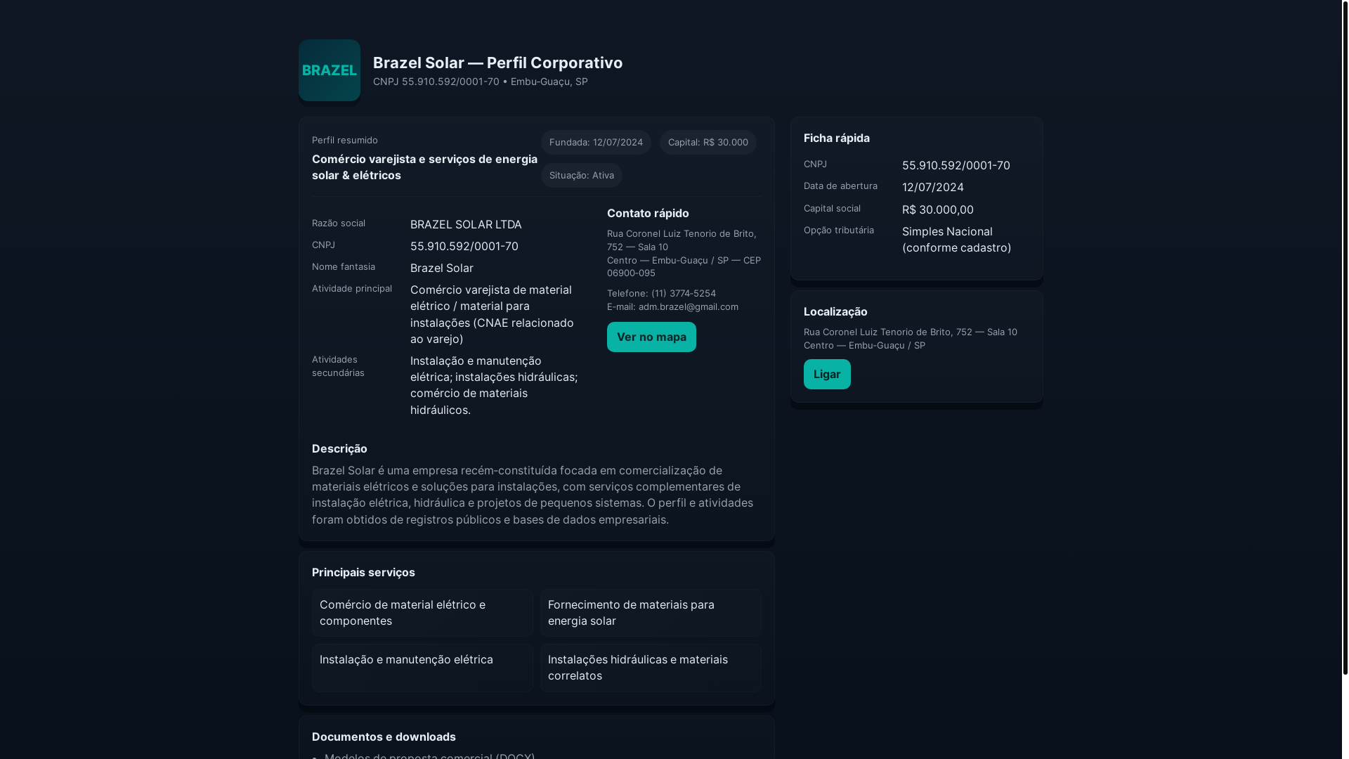 website screenshot of https://brazelmeiapp.pages.dev/