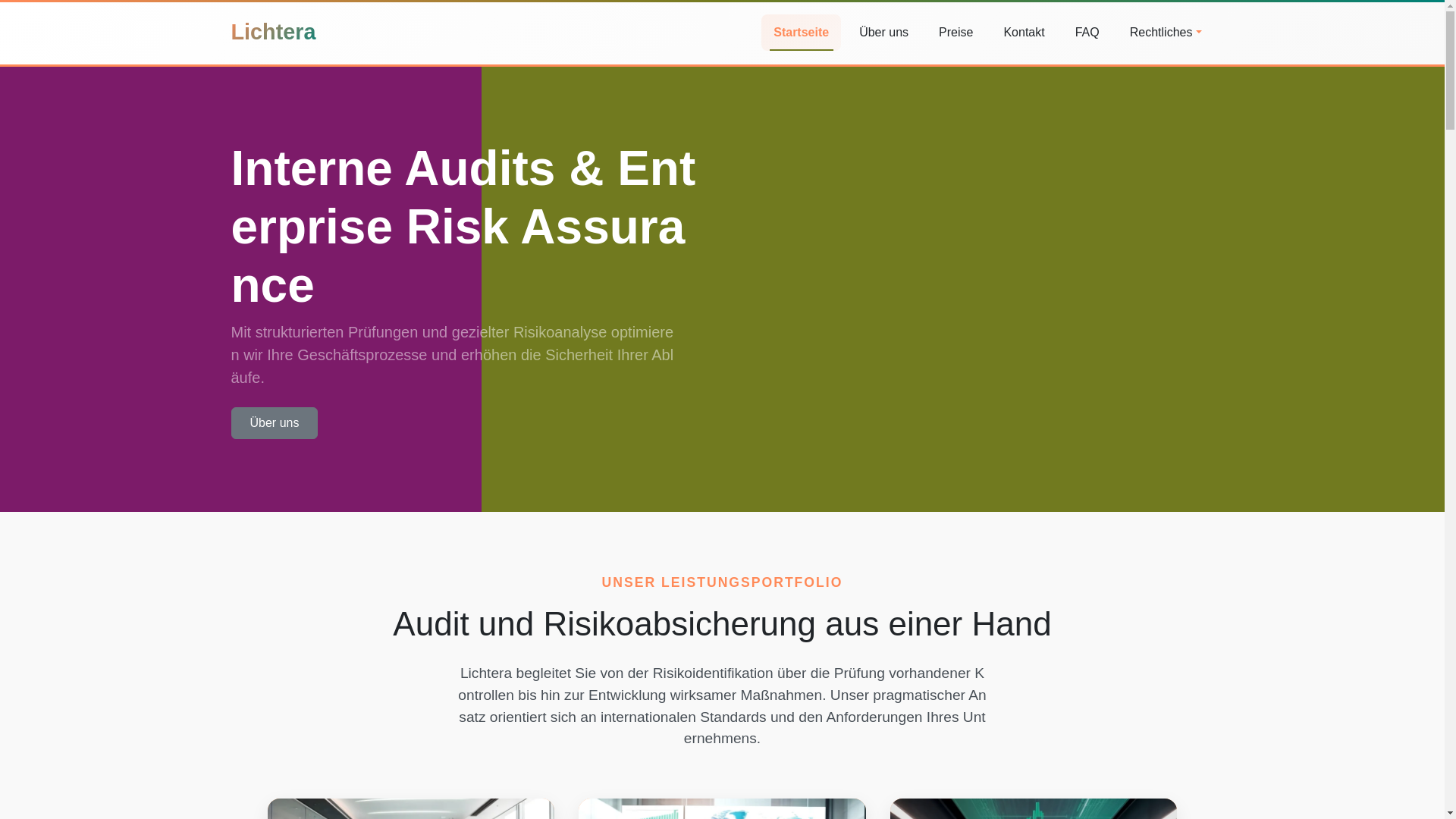 website screenshot of https://lichtera.com/