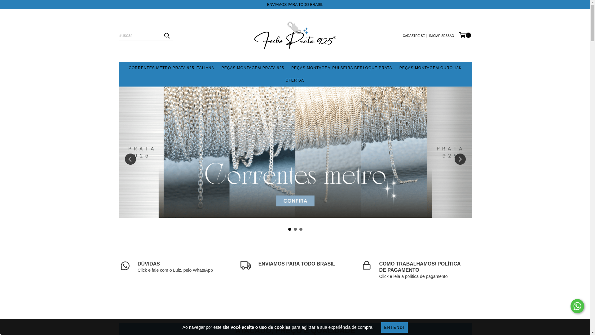 website screenshot of https://atacadofechoprata.com.br/
