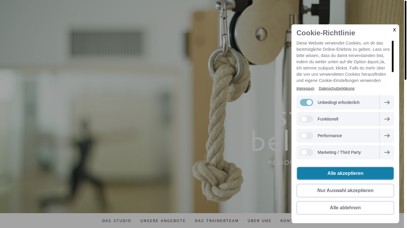 website screenshot of https://studiobelvedere.at/