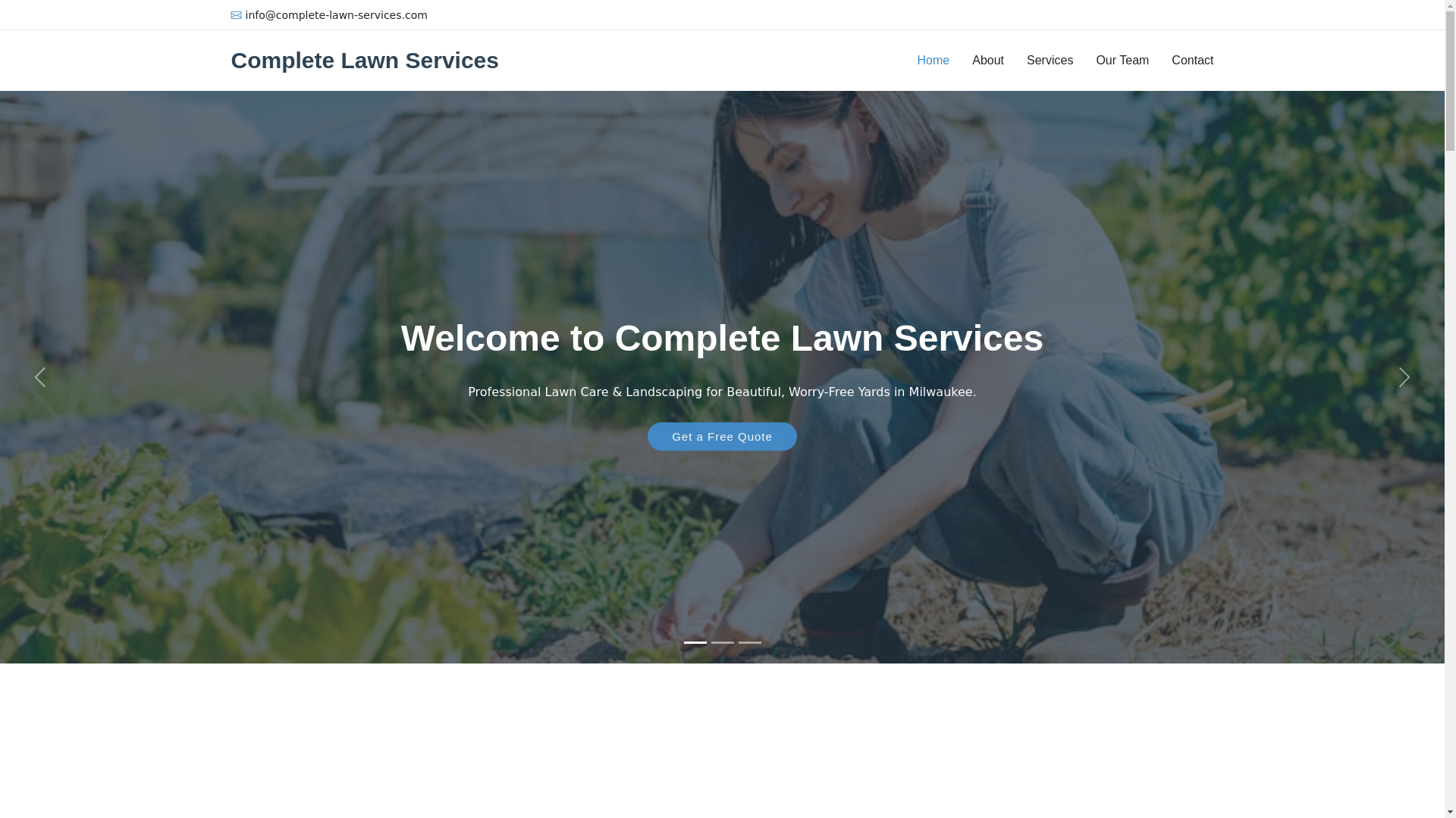 website screenshot of https://complete-lawn-services.pages.dev/