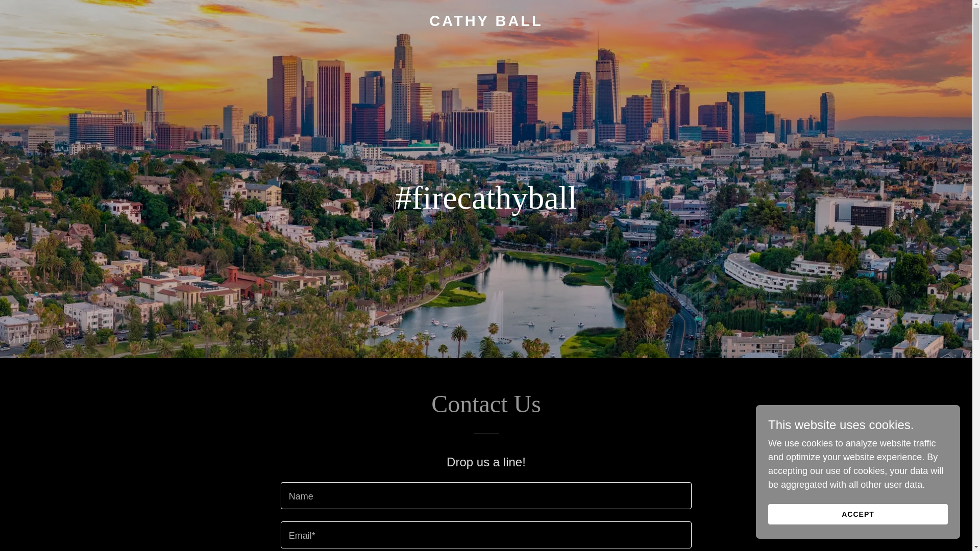 website screenshot of https://cathy-ball.com/