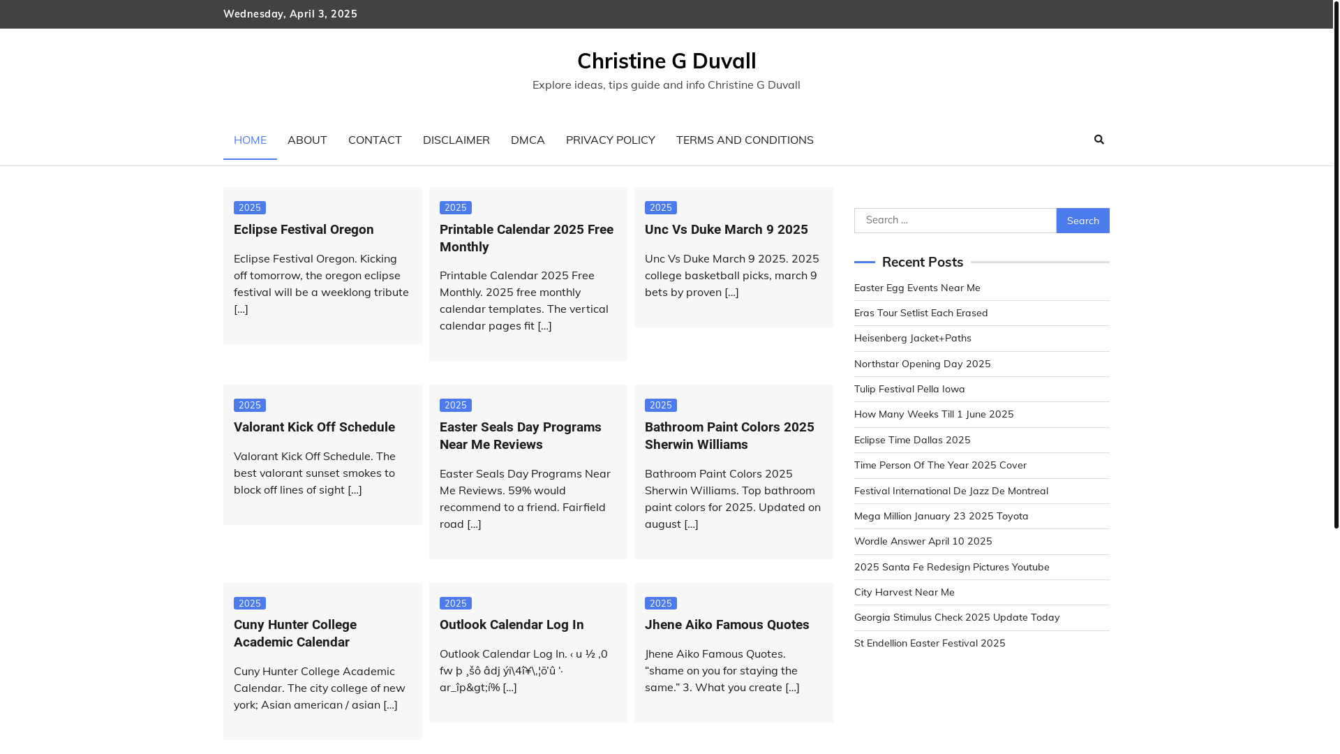 website screenshot of https://christinegduvallj.pages.dev/