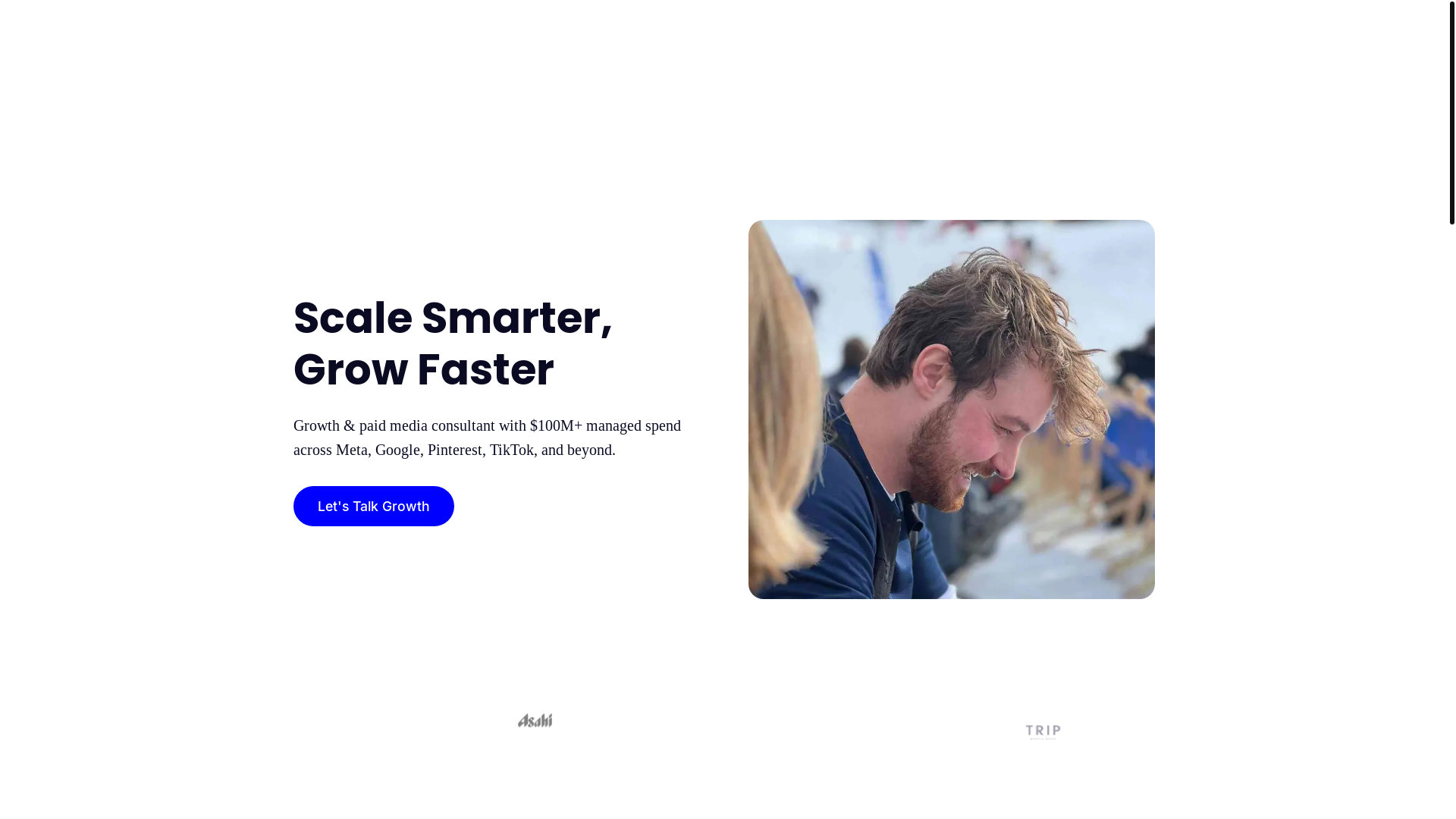 website screenshot of https://brandharrygadsby.com/