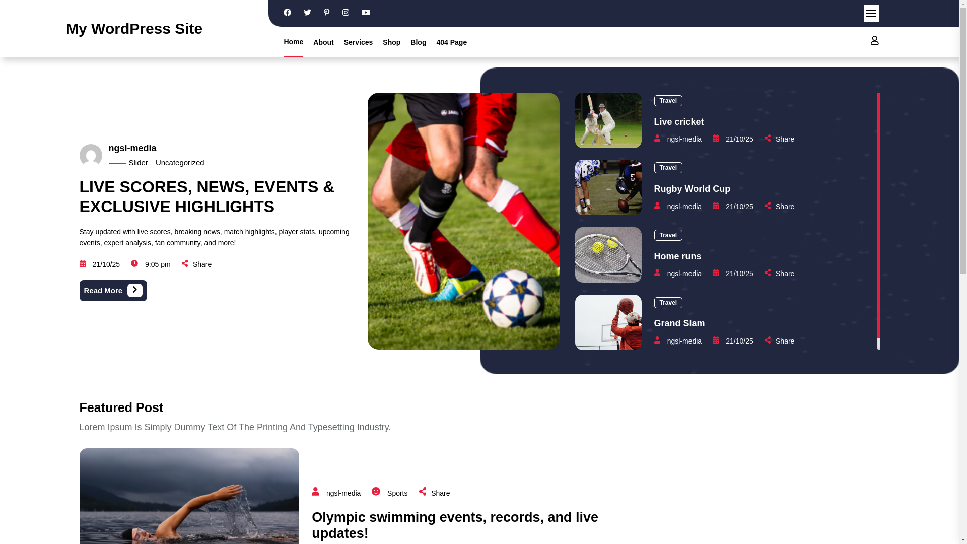 website screenshot of https://ngslsoccer.com/