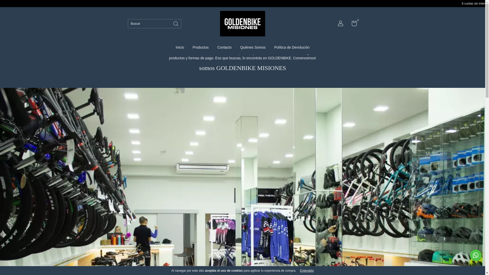 website screenshot of https://goldenbikemisiones.com.ar/