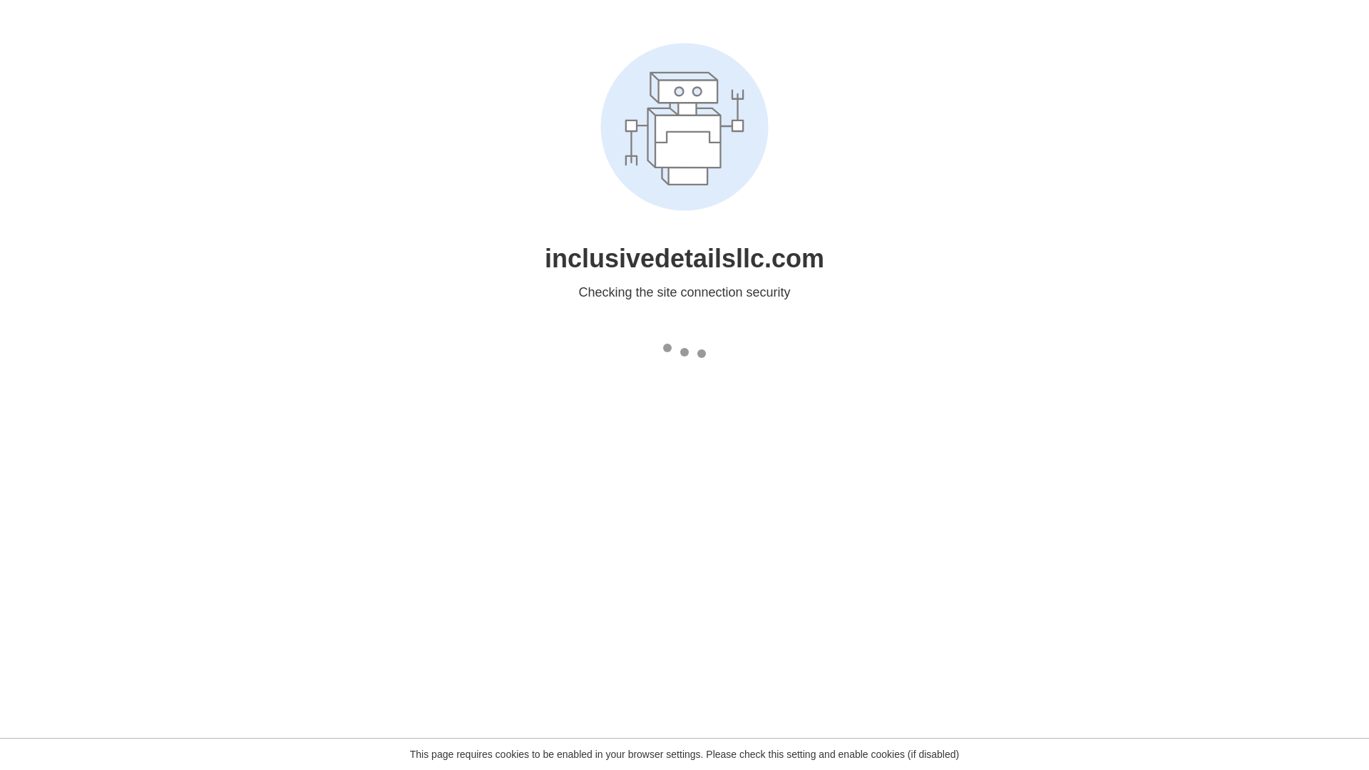 website screenshot of https://inclusivedetailsllc.com/