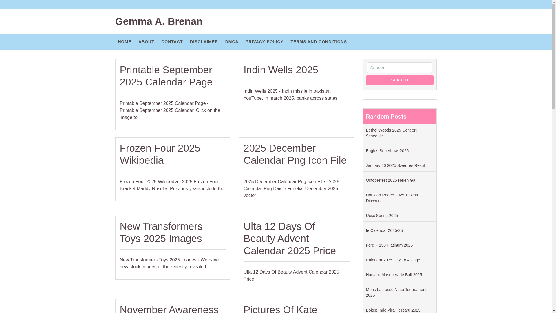 website screenshot of https://gemmaabrenan.pages.dev/