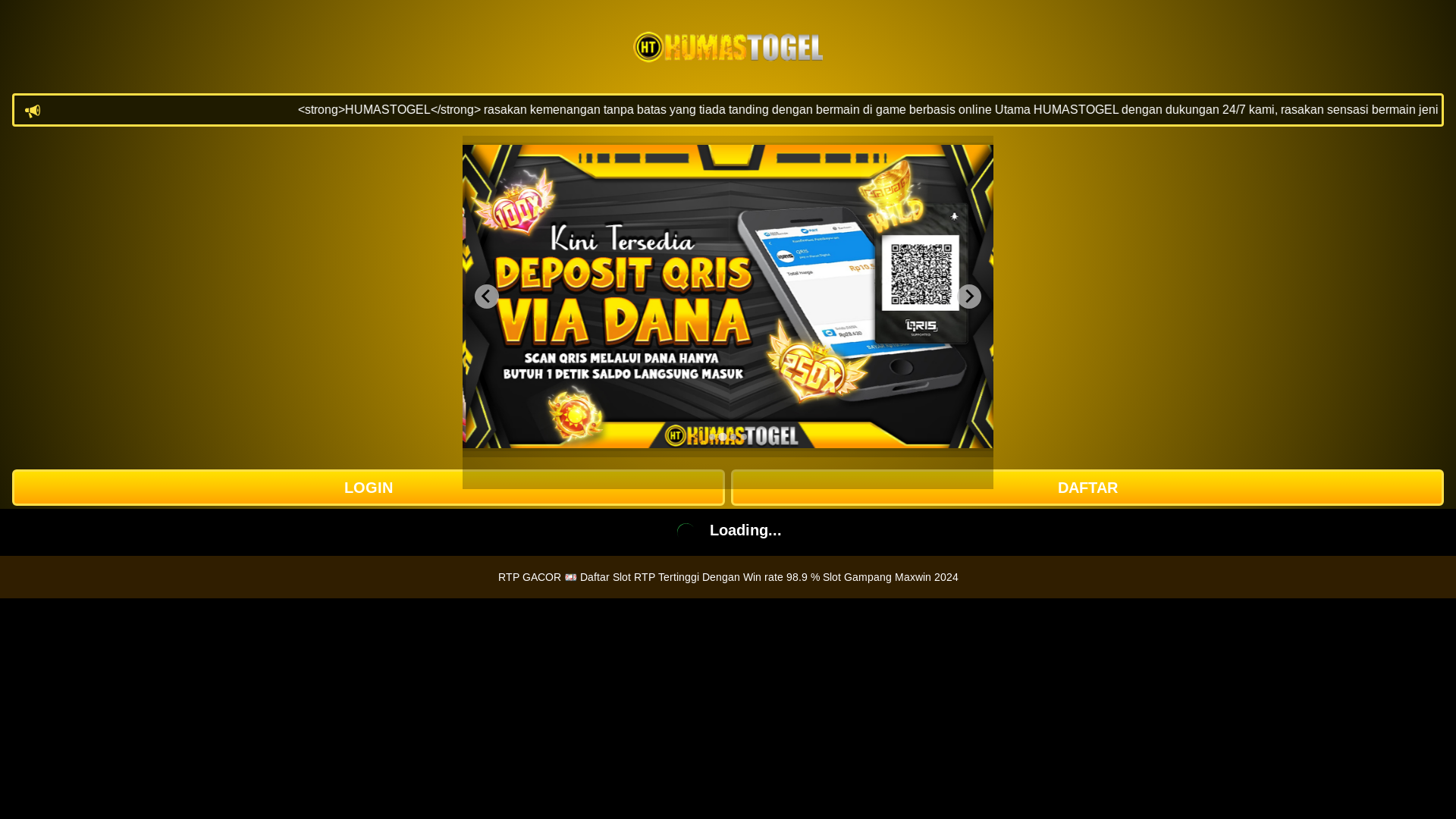 website screenshot of https://rtphumas2607.store/