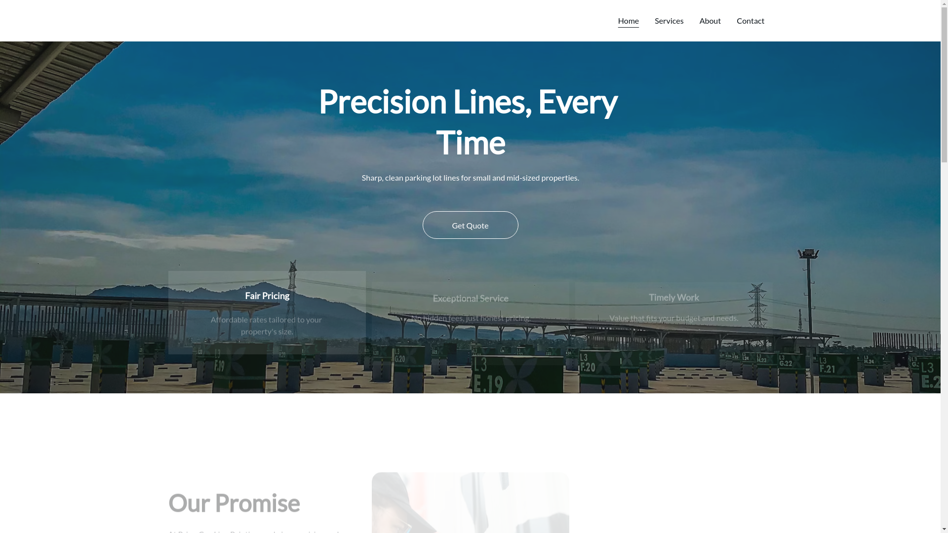 website screenshot of https://primecaplinepainting.com/