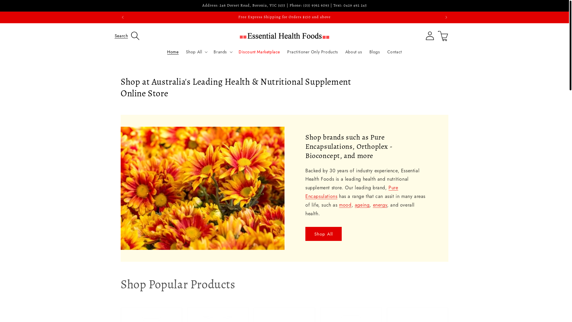 website screenshot of https://essentialhealthboronia.com.au/