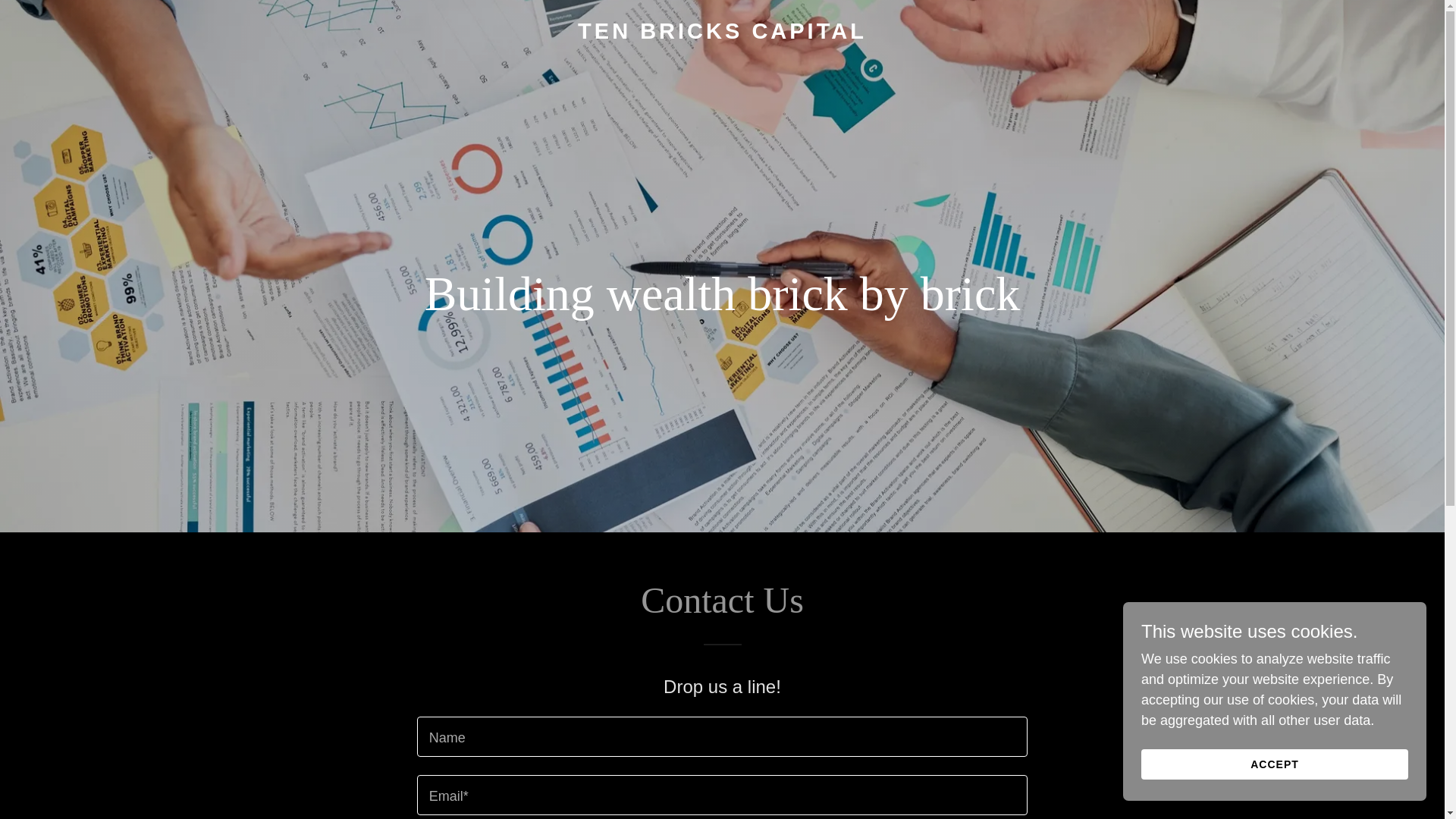 website screenshot of https://tenbrickscapital.com/