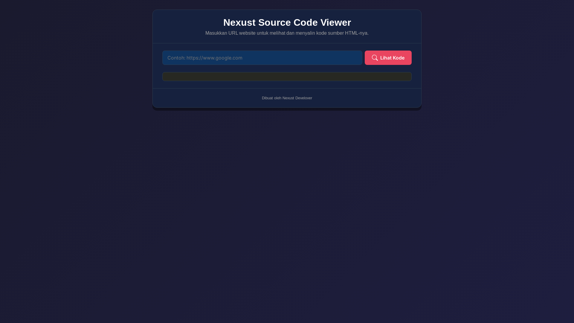 website screenshot of https://nexust-viewscode.pages.dev/