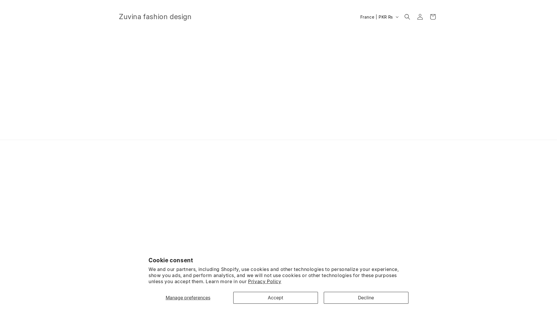 website screenshot of https://zuvinafashiondesign.com/