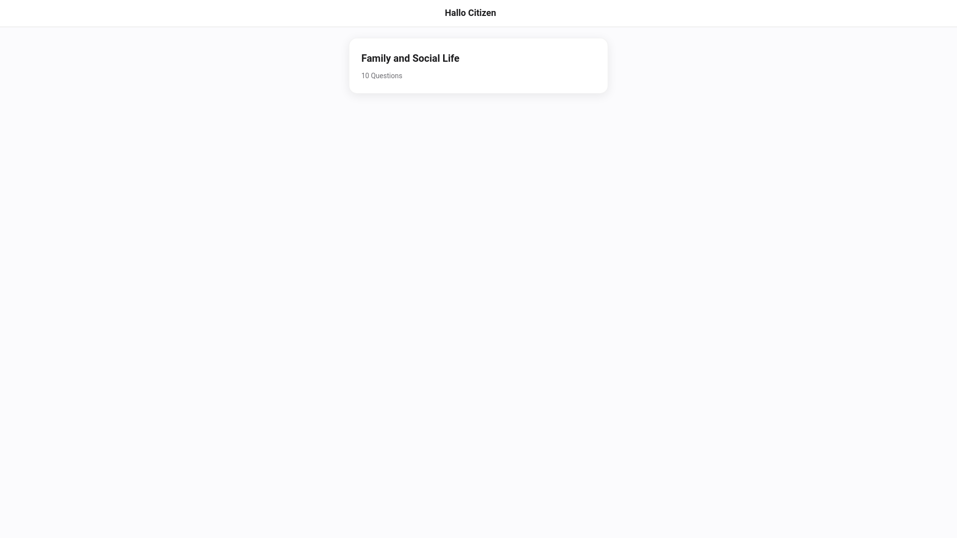 website screenshot of https://hallocitizen.pages.dev/
