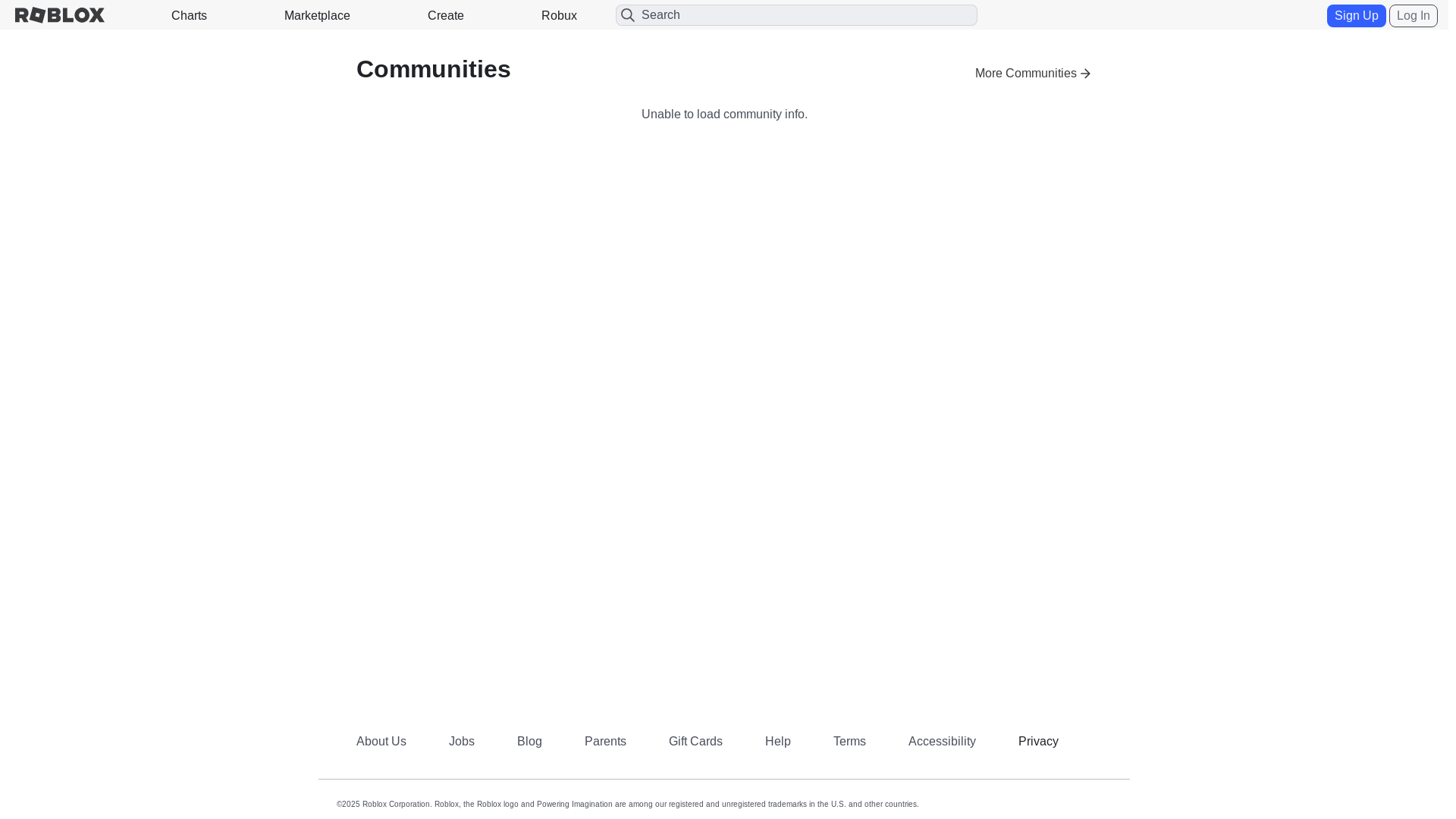 website screenshot of https://robiox.com.tg/communities/386282296080/Zarumm2