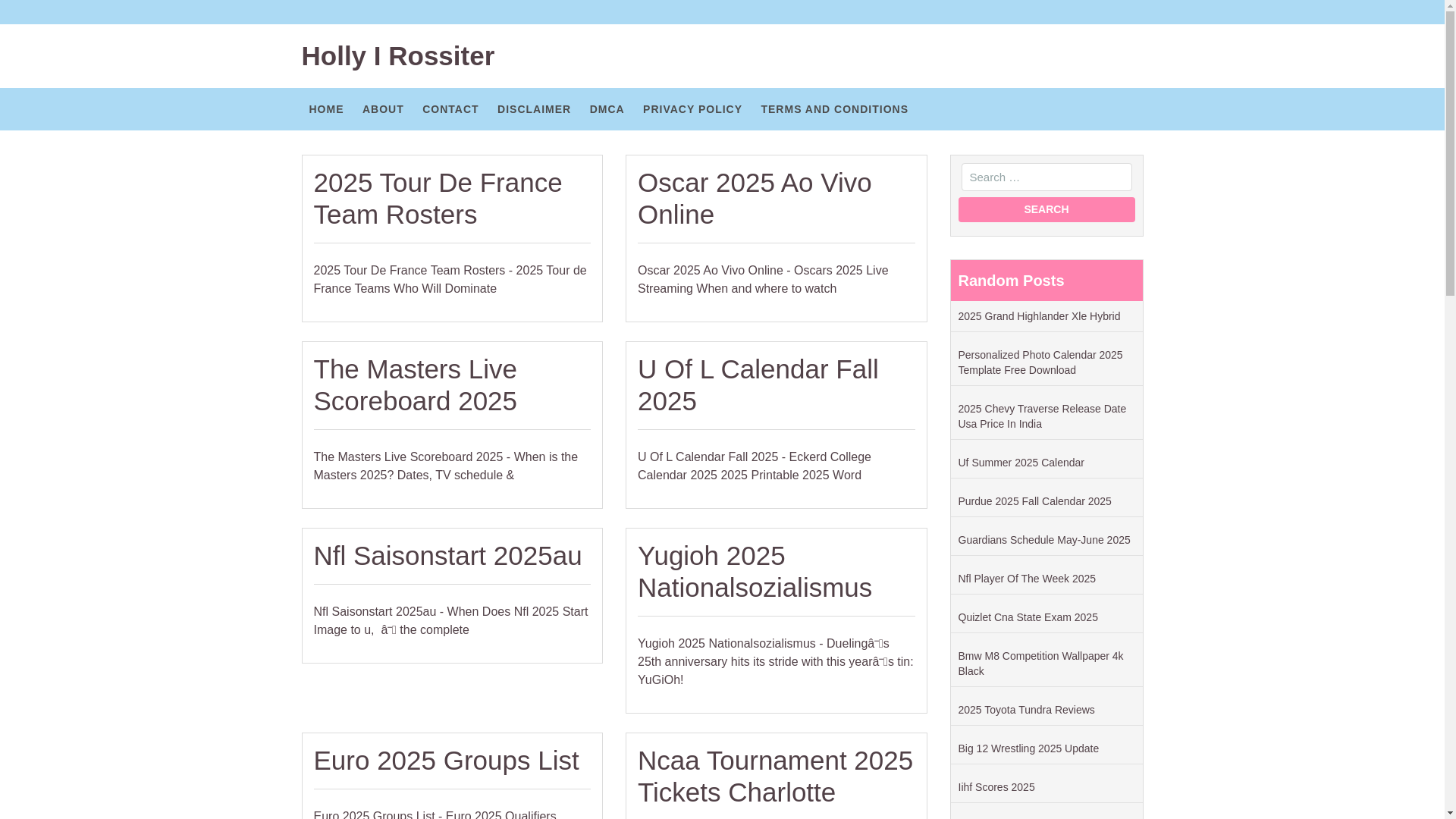 website screenshot of https://hollyirossiter.pages.dev/