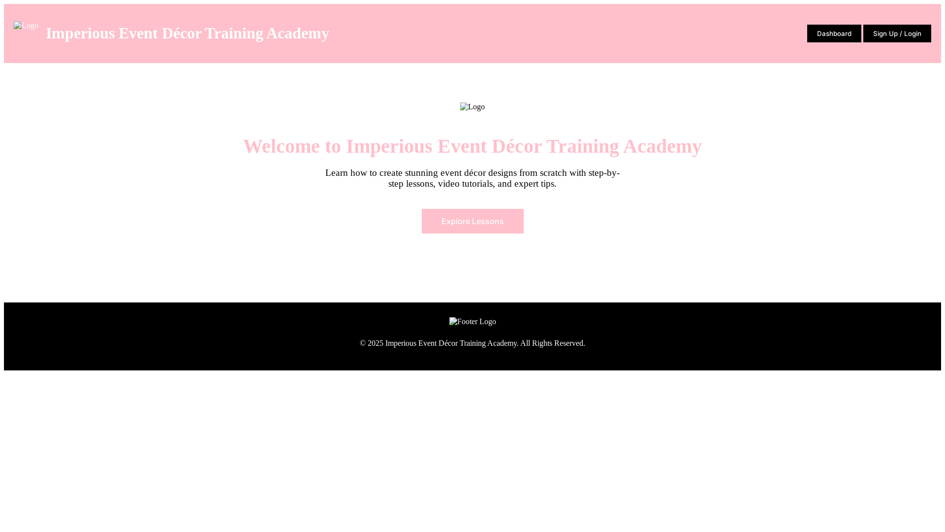 website screenshot of https://idtacademy.institute/