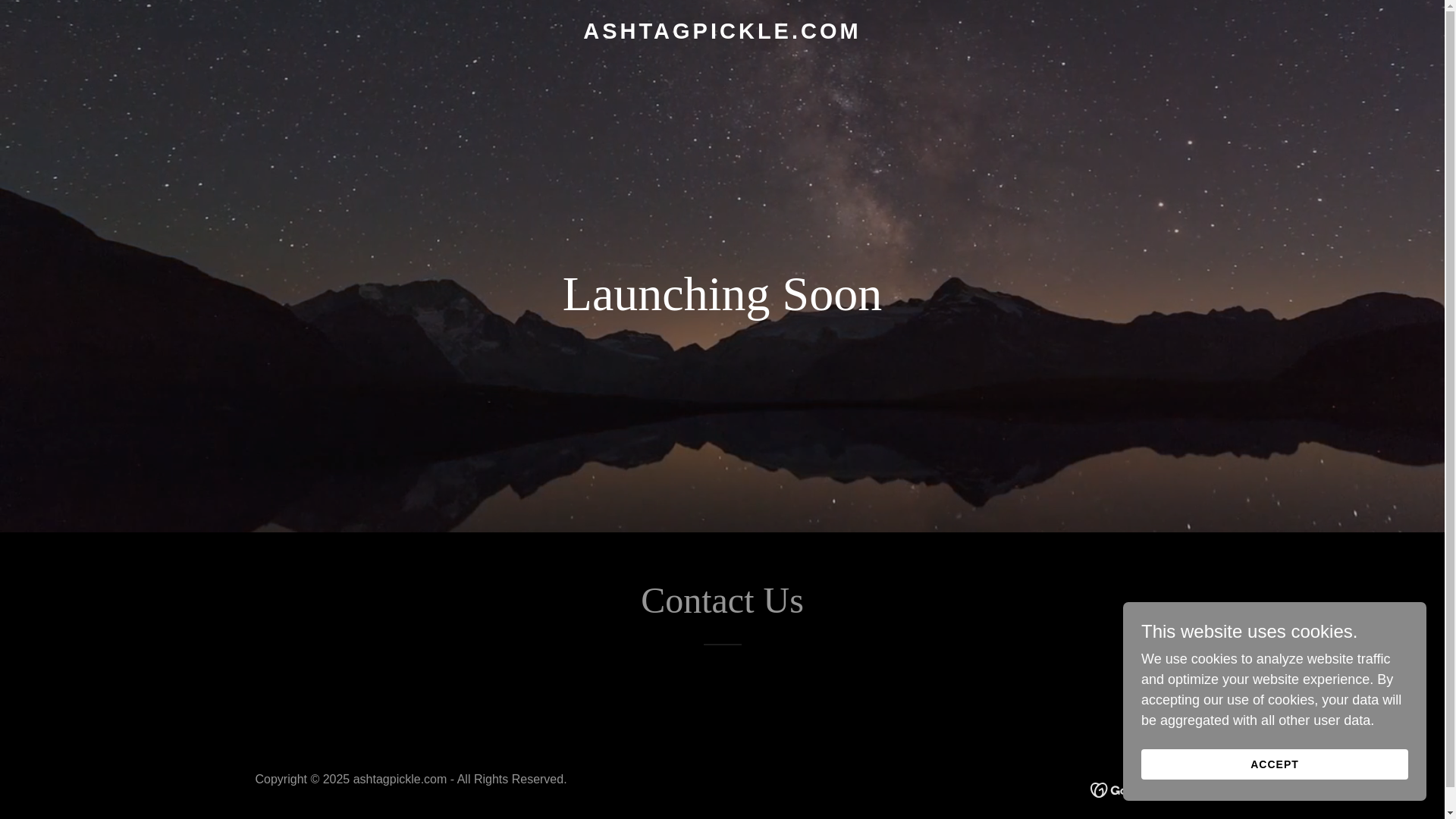 website screenshot of https://ashtagpickle.com/
