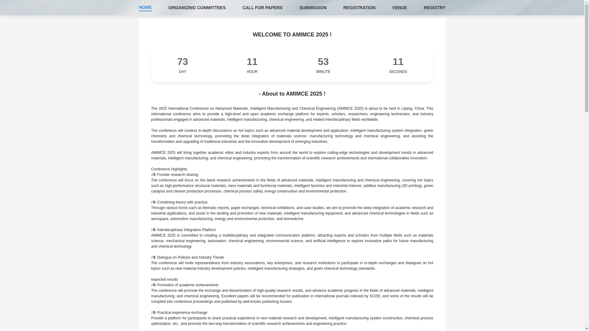 website screenshot of https://amimce.com/