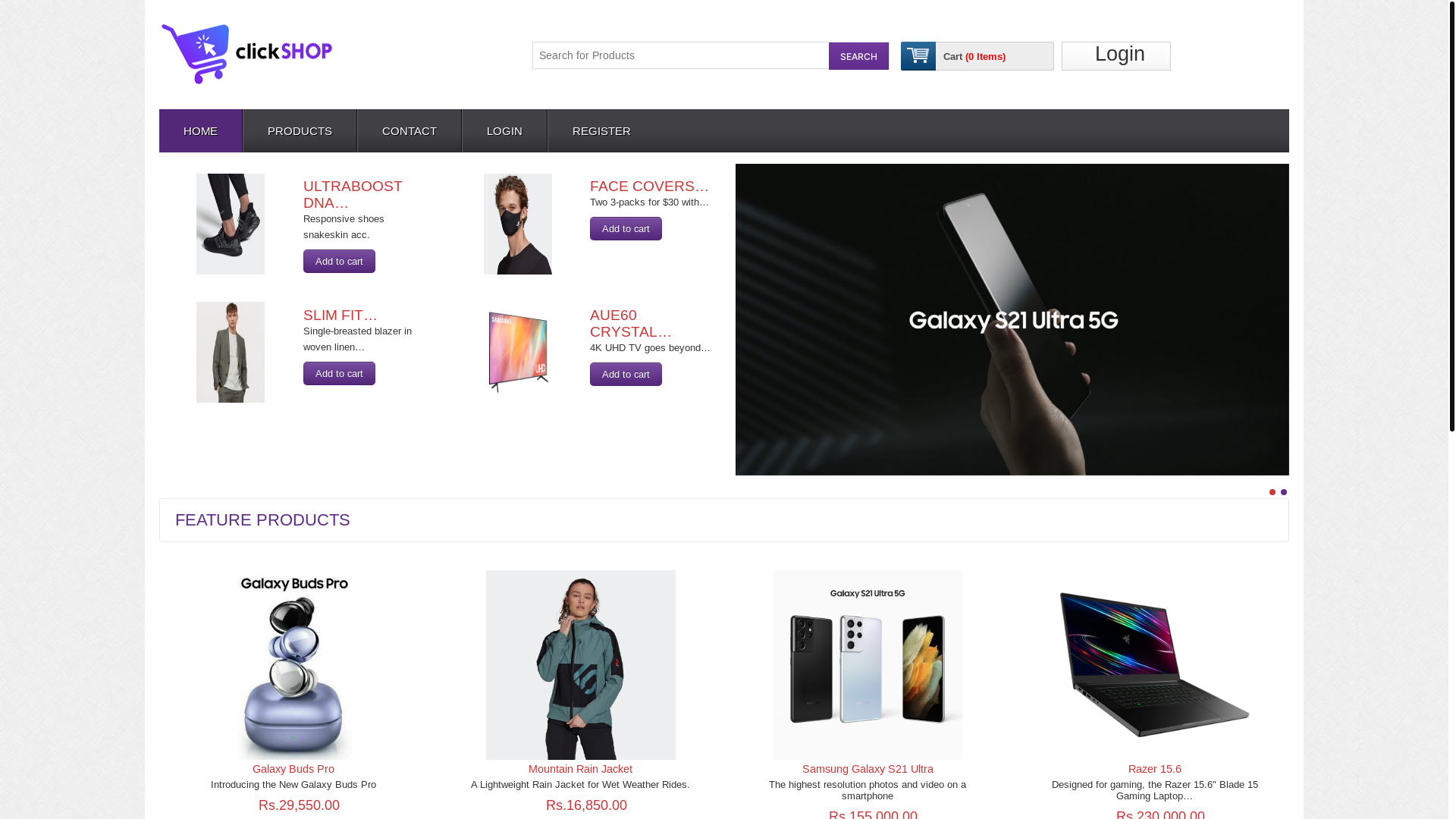 website screenshot of https://otm-store.shop/