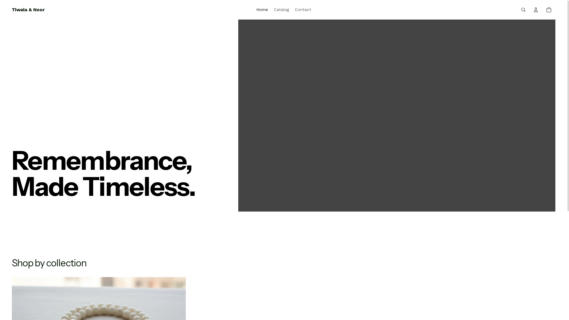 website screenshot of https://tiwalanoor.com/