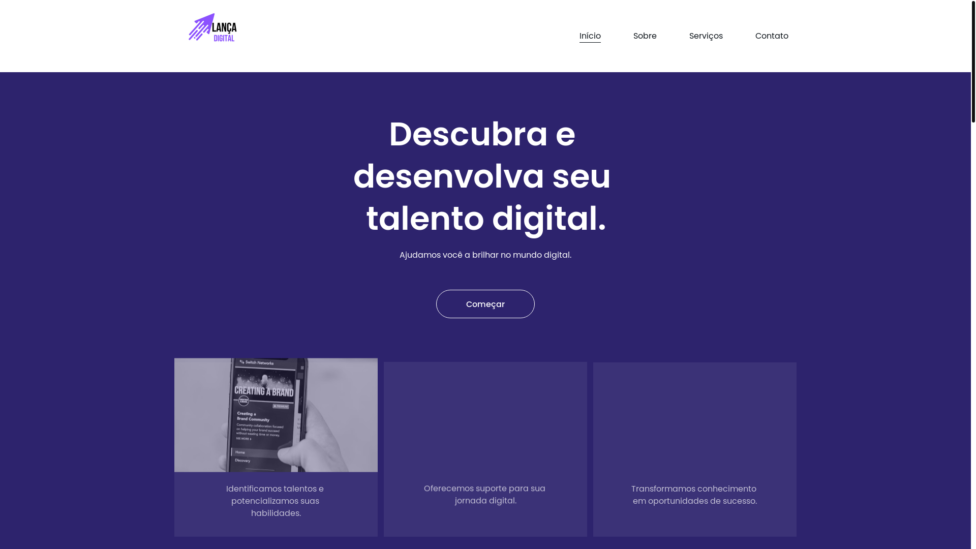 website screenshot of https://lancadigital.site/