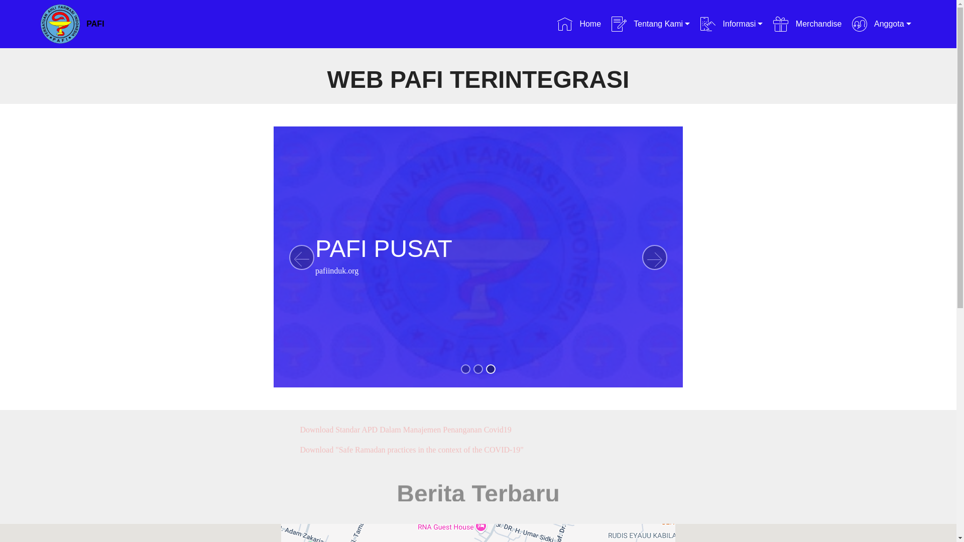 website screenshot of https://pafi-kotautara-org.pages.dev/