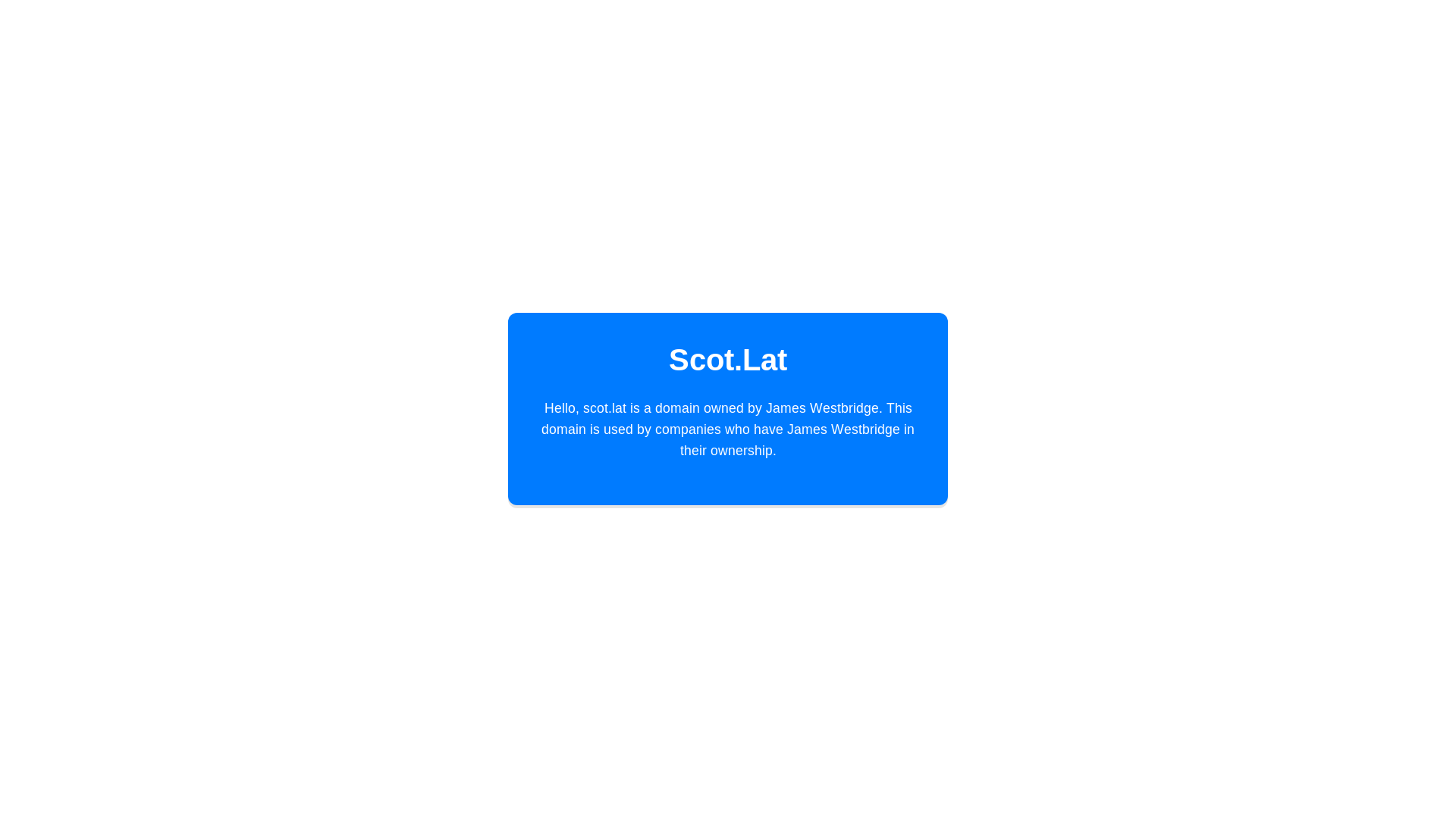 website screenshot of https://scotlat.pages.dev/