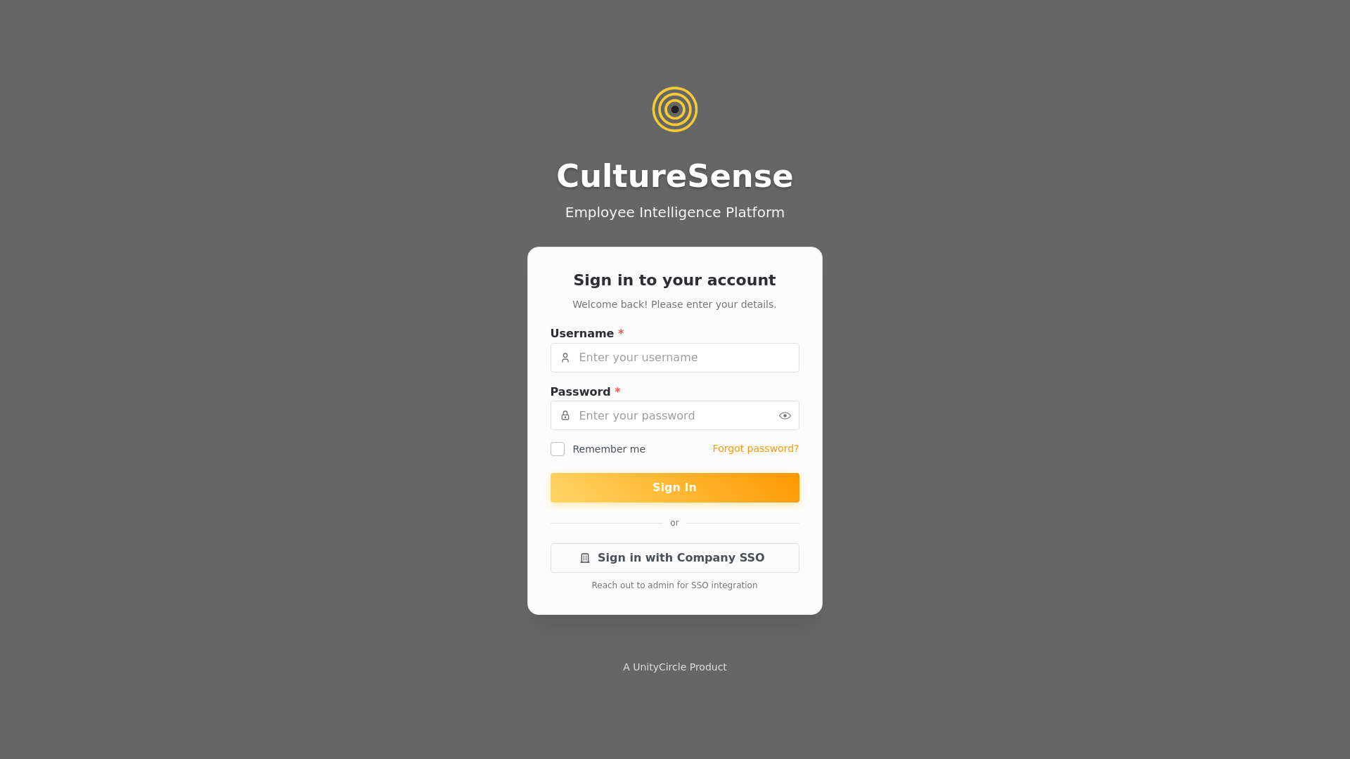 website screenshot of https://culturesense.ai/