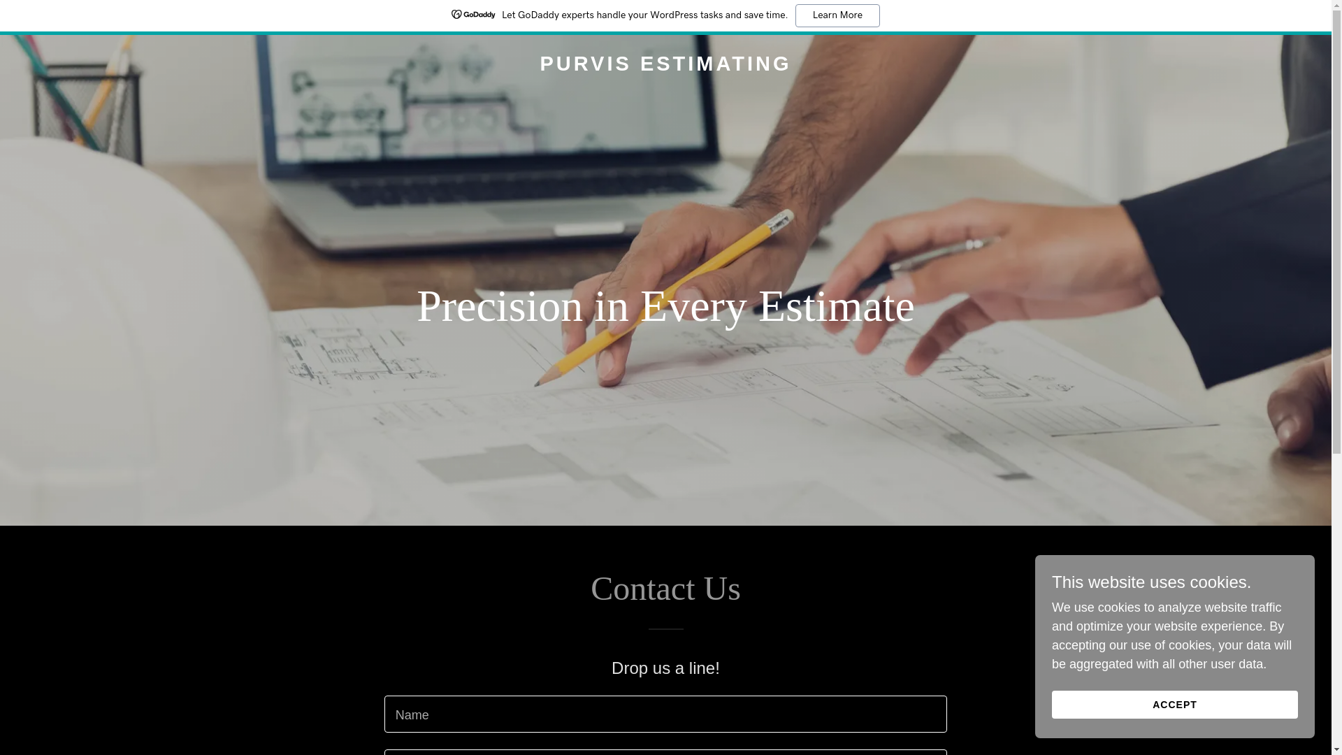 website screenshot of https://estimate-division.com/