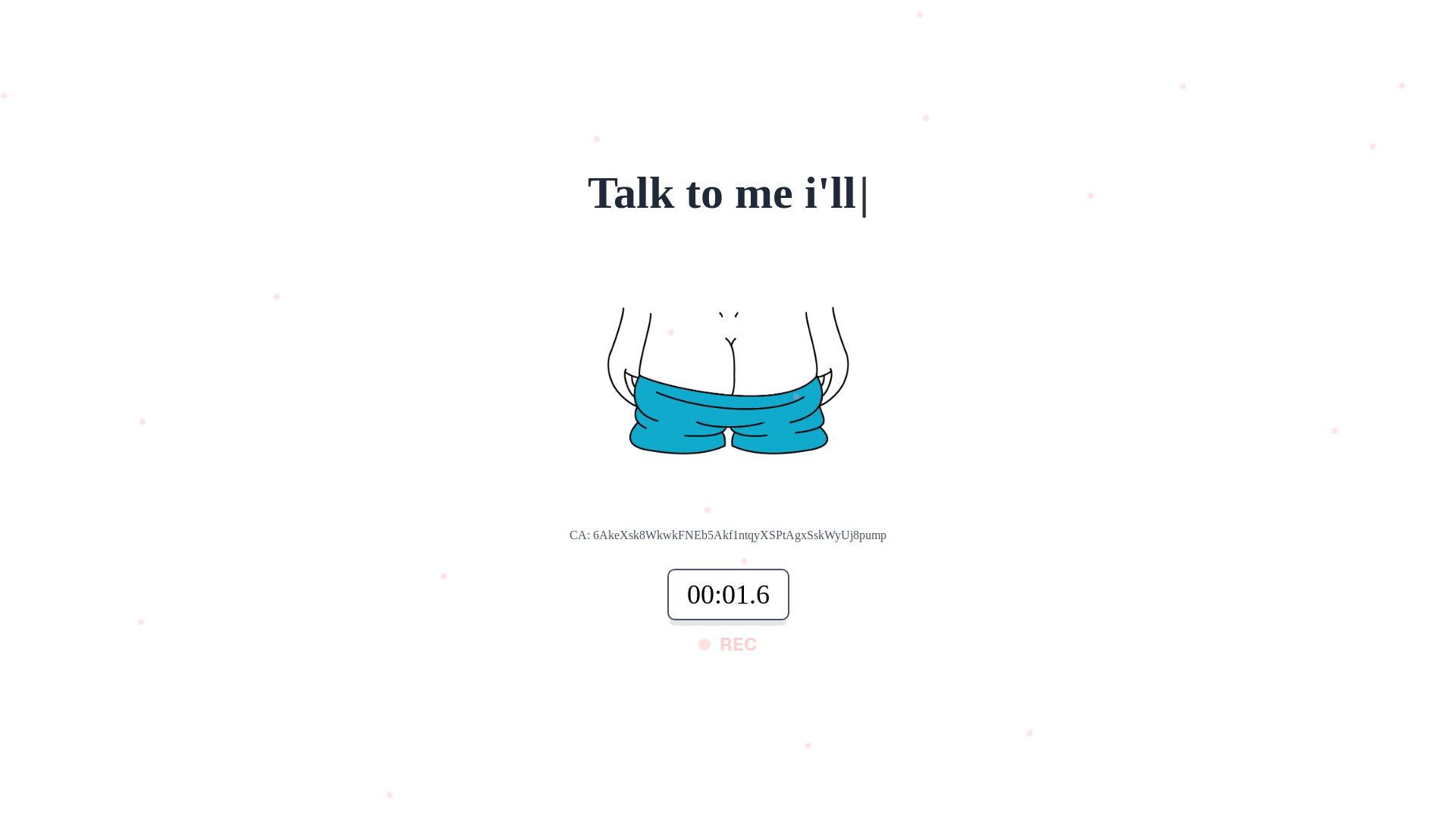 website screenshot of https://talktomyass.fun/