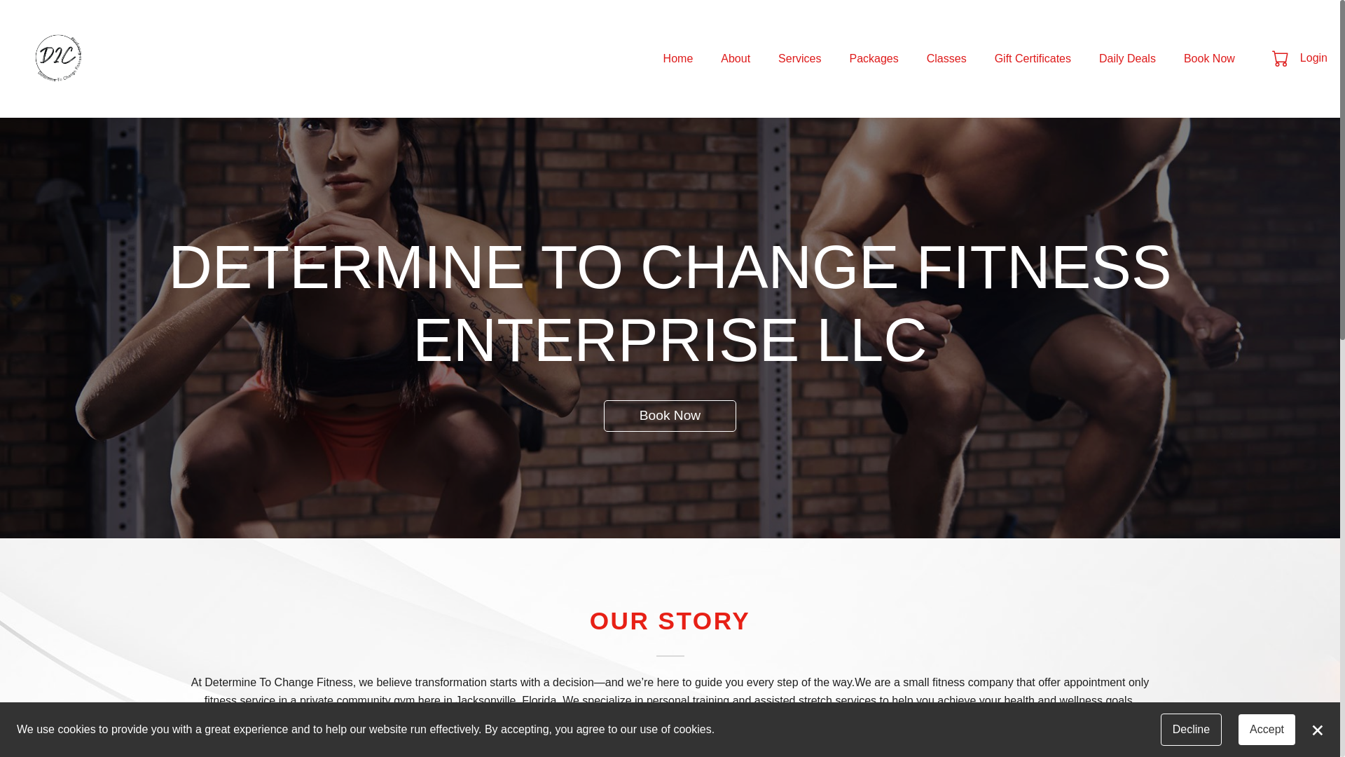 website screenshot of https://delmarcarey.net/