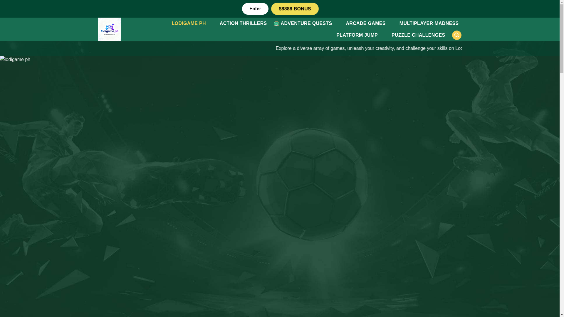 website screenshot of https://lodigamephjl.com/