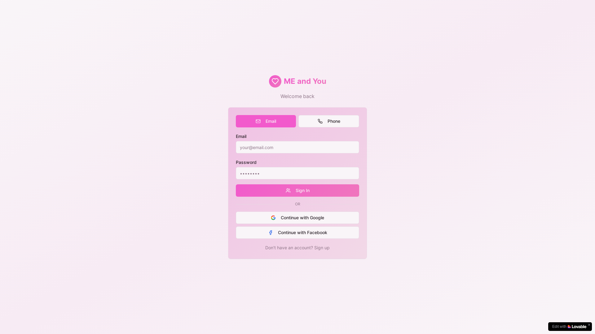 website screenshot of https://meanduu.co.ke/