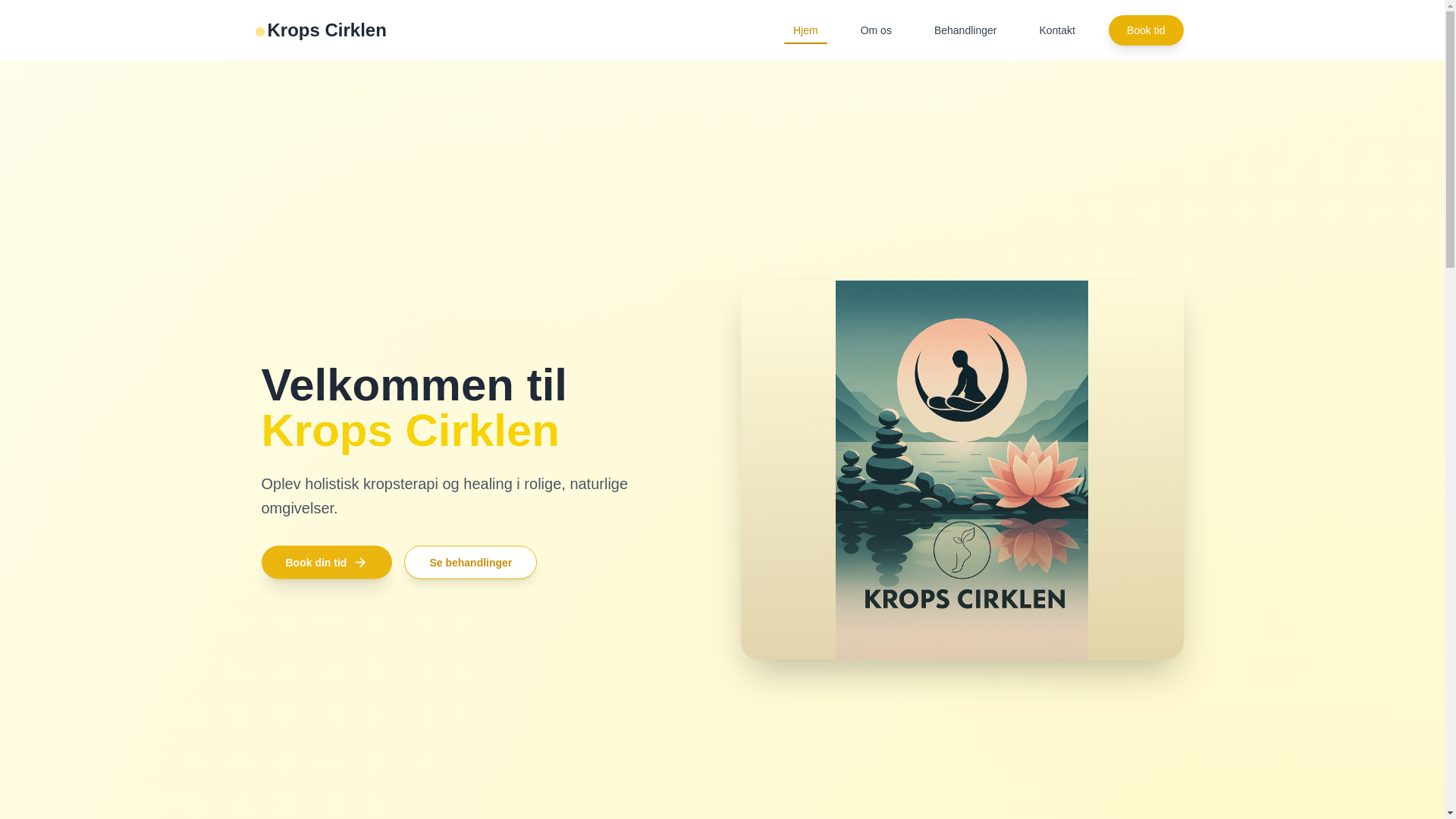 website screenshot of https://kropscirklen.dk/