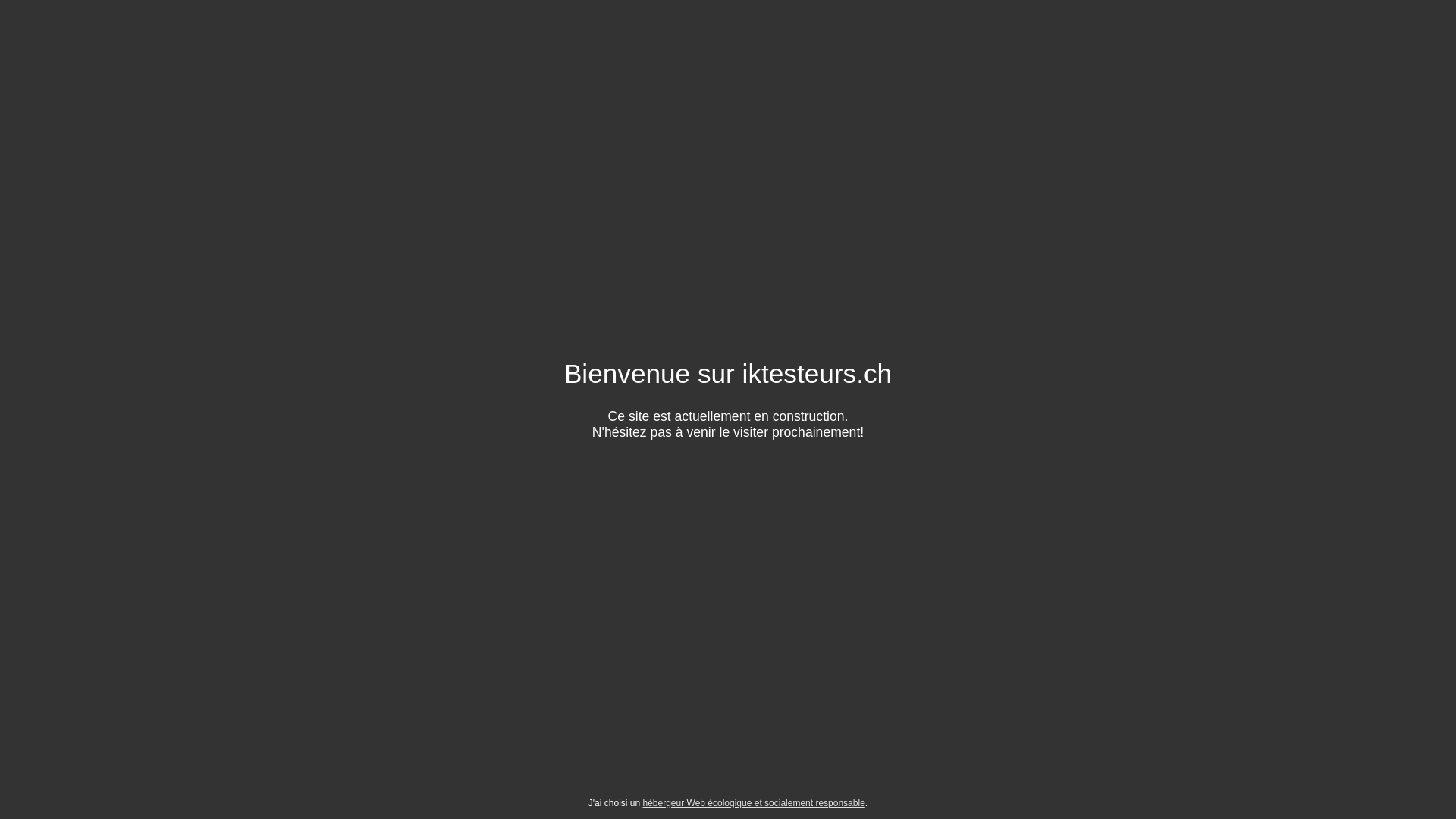 website screenshot of https://iktesteurs.ch/