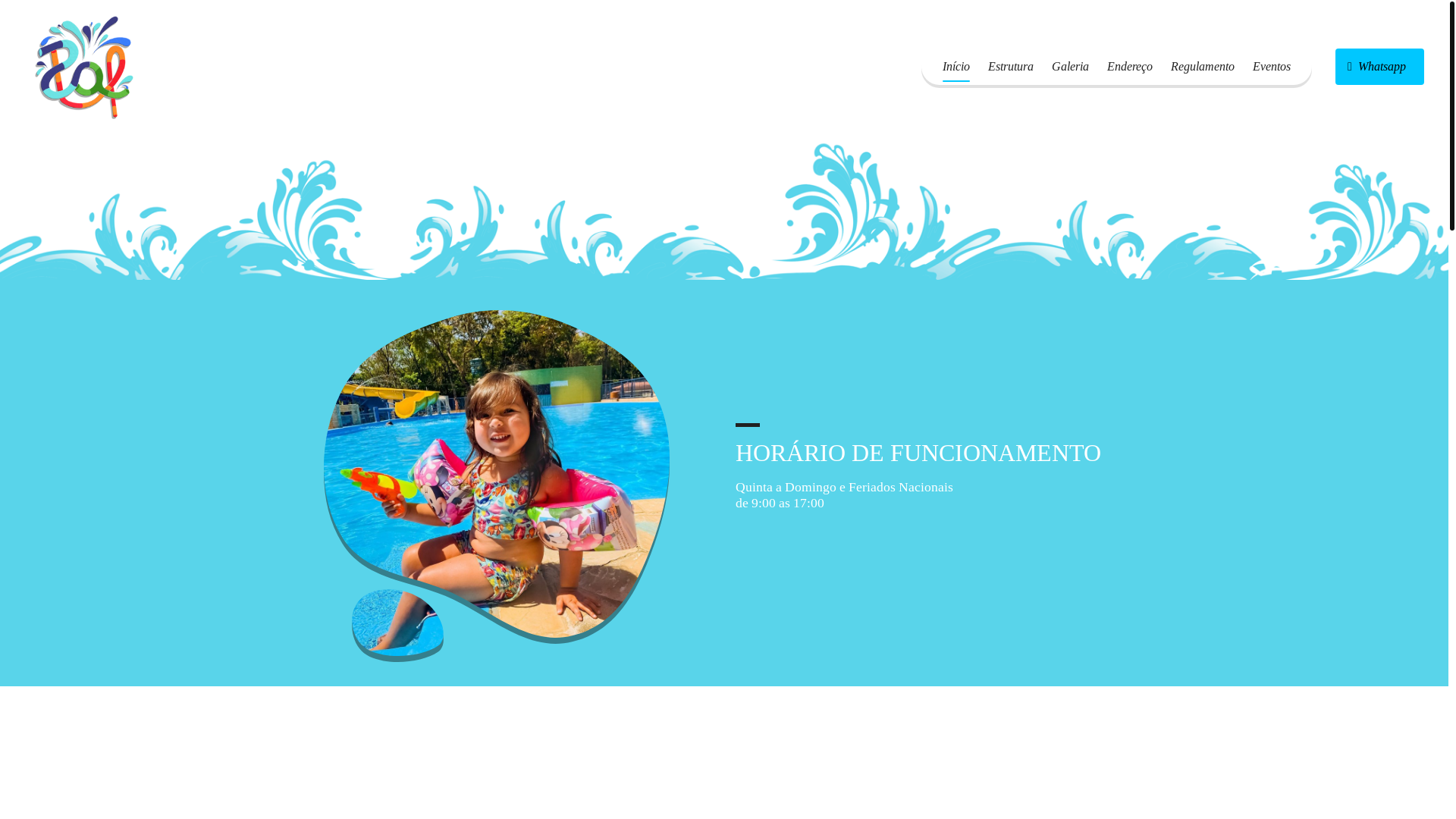 website screenshot of https://parqueaquaticodafonte.com.br/