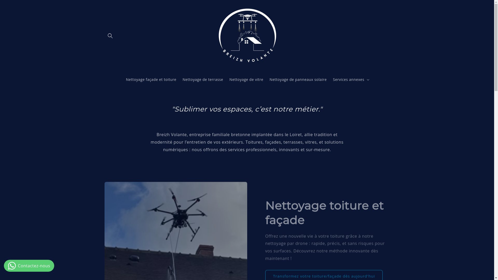 website screenshot of https://breizhvolante.com/