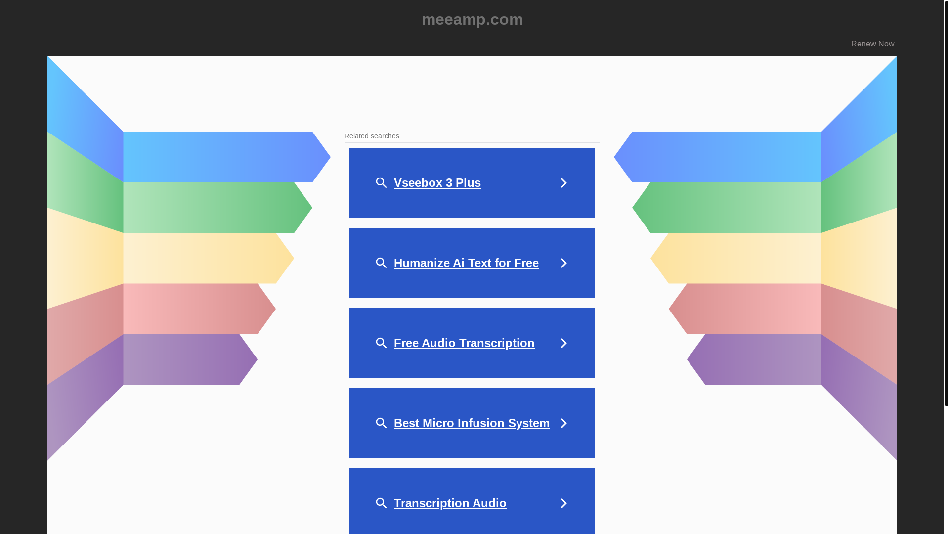 website screenshot of https://meeamp.com/