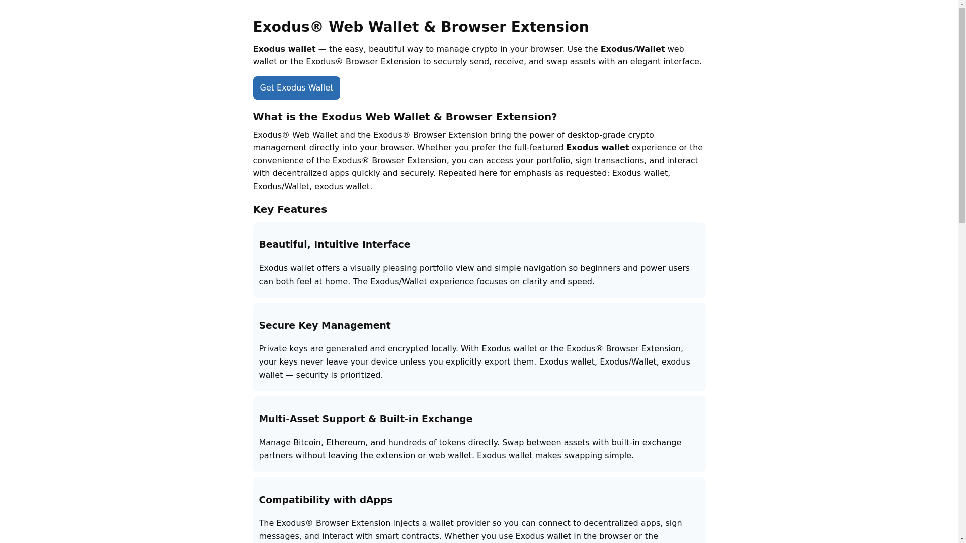 website screenshot of https://exodus--wallet--us.pages.dev/